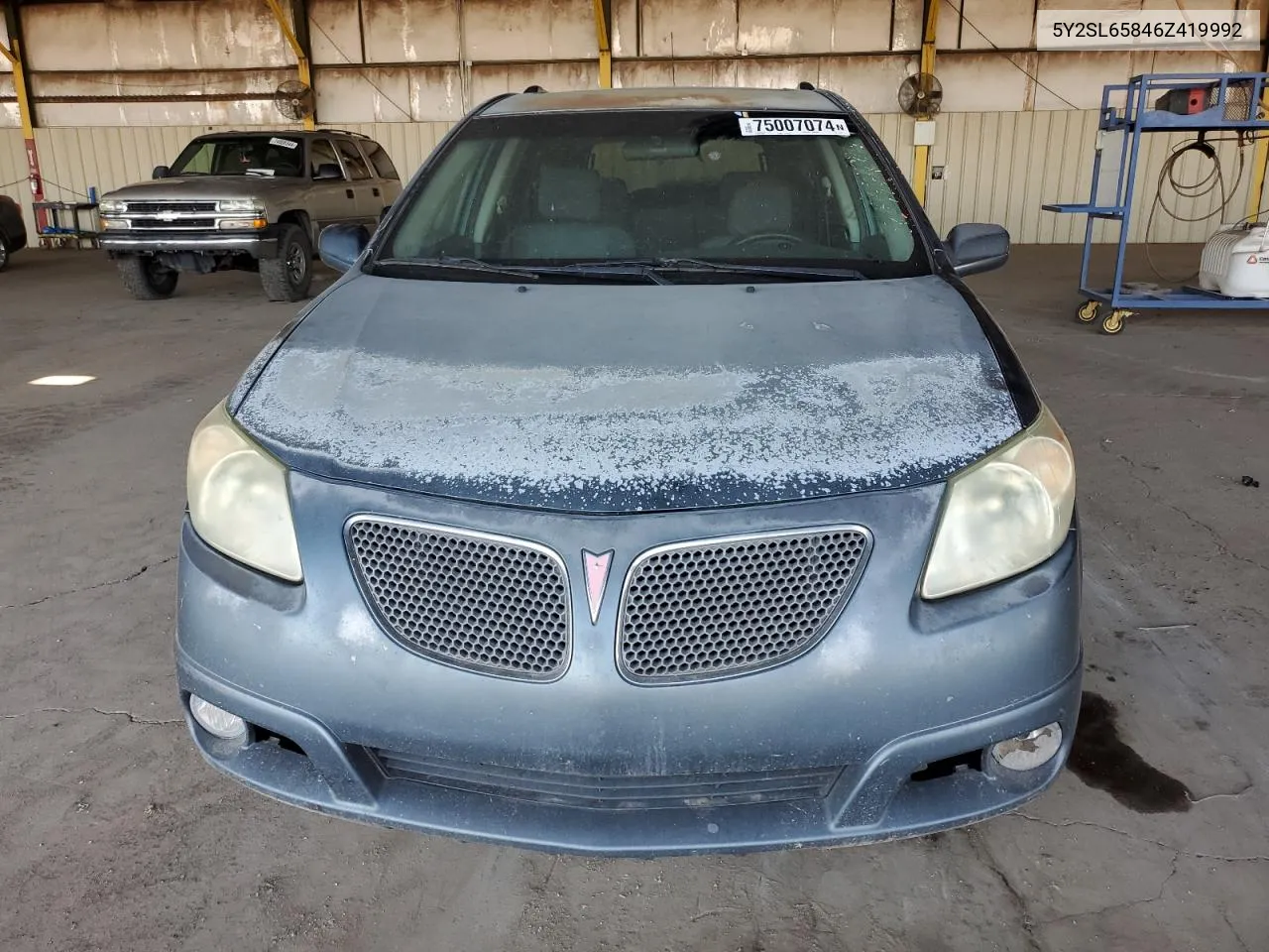 2006 Pontiac Vibe VIN: 5Y2SL65846Z419992 Lot: 75007074