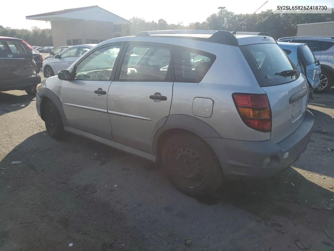 2006 Pontiac Vibe VIN: 5Y2SL65826Z418730 Lot: 75862884