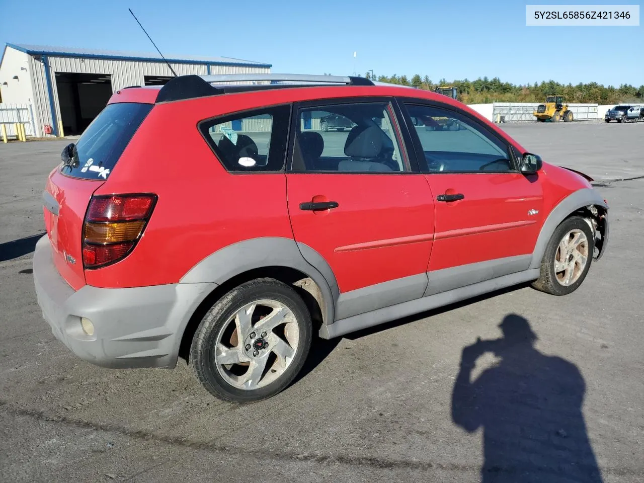 2006 Pontiac Vibe VIN: 5Y2SL65856Z421346 Lot: 75894704