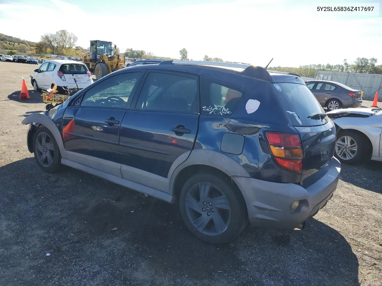 2006 Pontiac Vibe VIN: 5Y2SL65836Z417697 Lot: 76424764