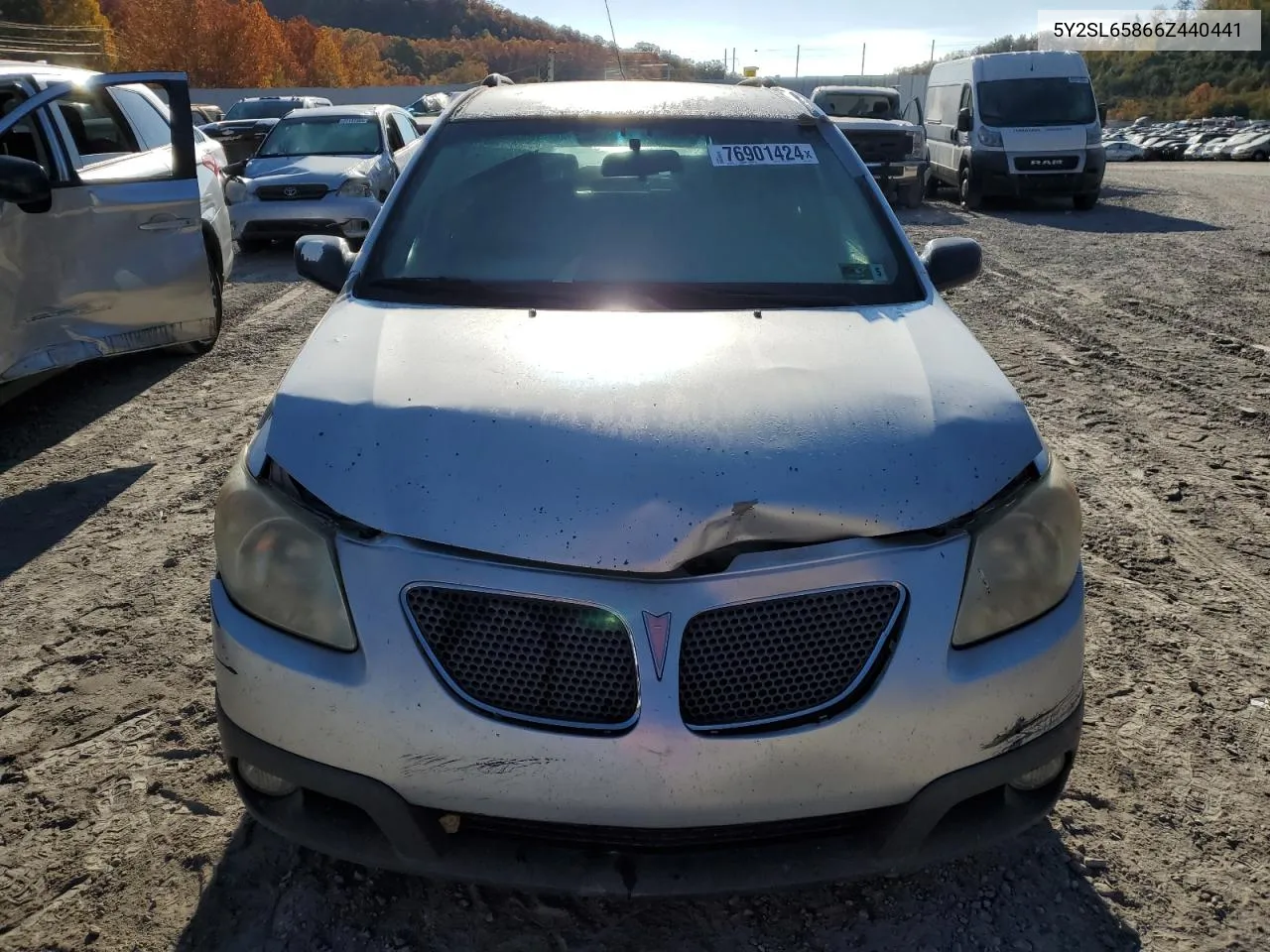 2006 Pontiac Vibe VIN: 5Y2SL65866Z440441 Lot: 76901424