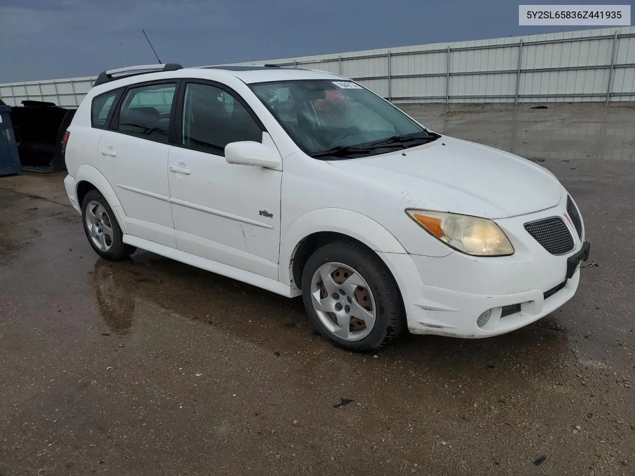 2006 Pontiac Vibe VIN: 5Y2SL65836Z441935 Lot: 76949174