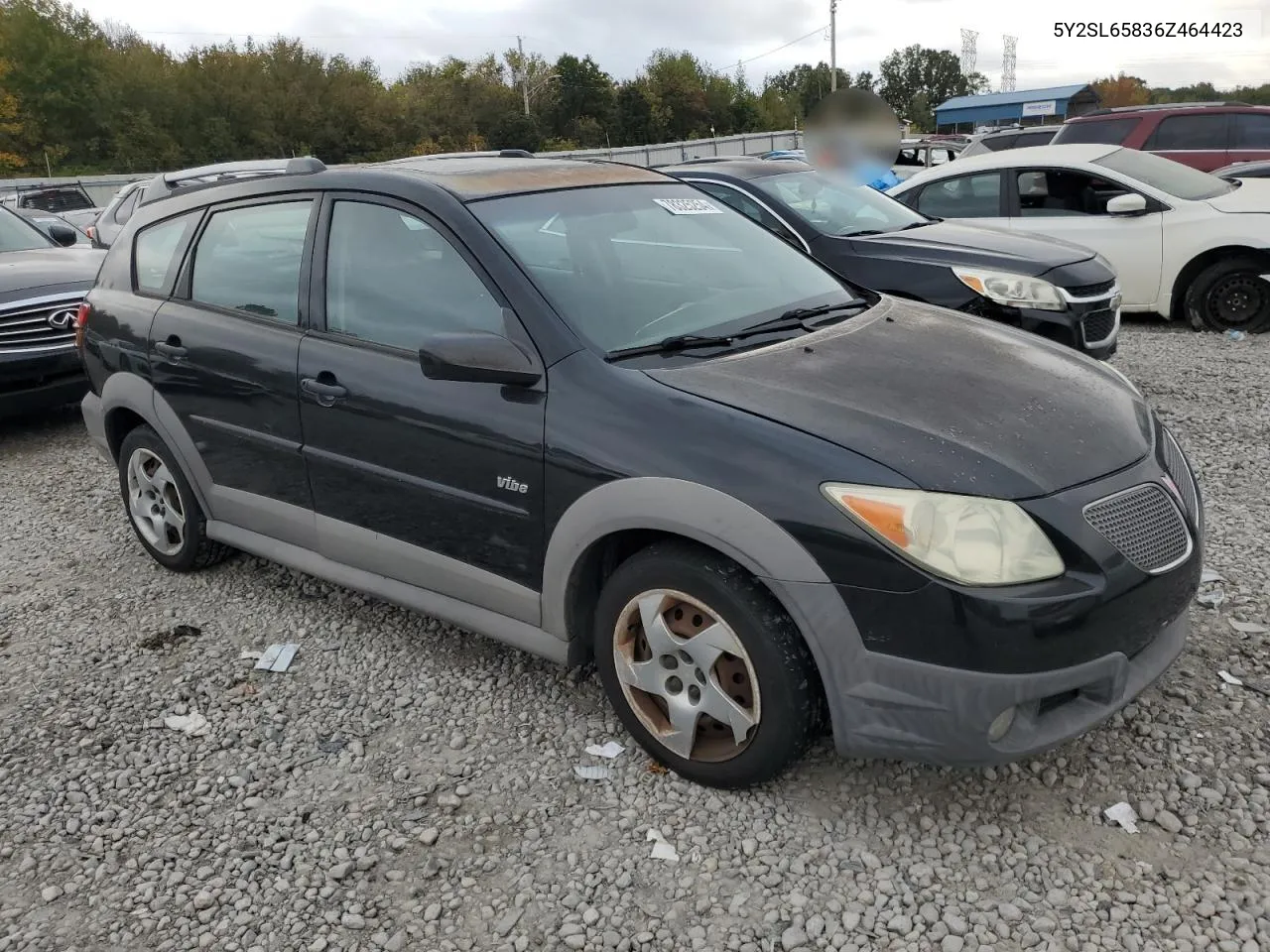 2006 Pontiac Vibe VIN: 5Y2SL65836Z464423 Lot: 78325254