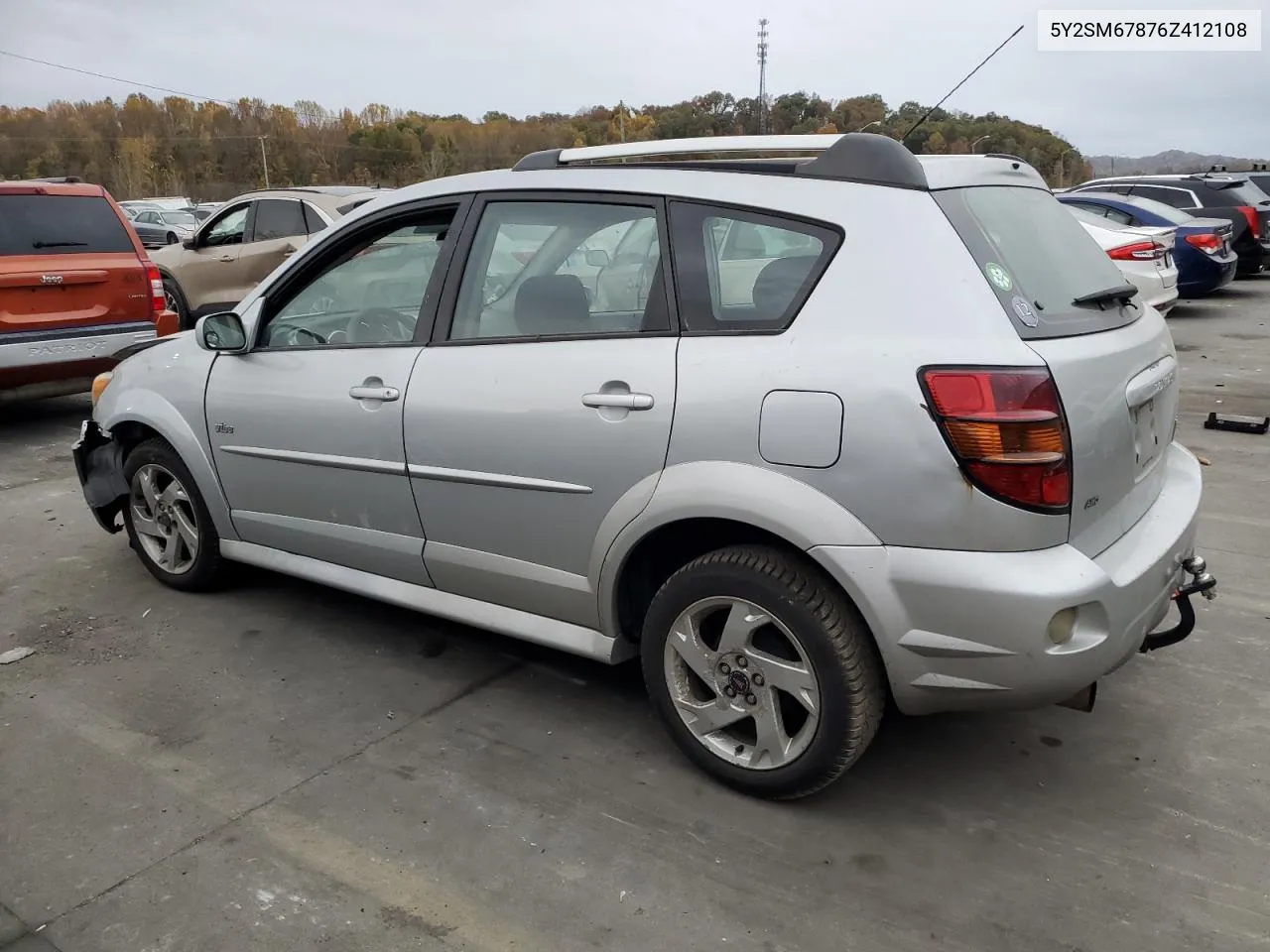 2006 Pontiac Vibe VIN: 5Y2SM67876Z412108 Lot: 78611884