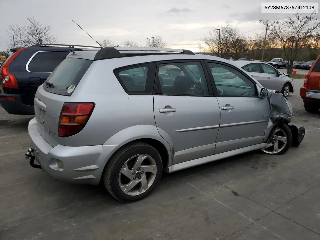 2006 Pontiac Vibe VIN: 5Y2SM67876Z412108 Lot: 78611884