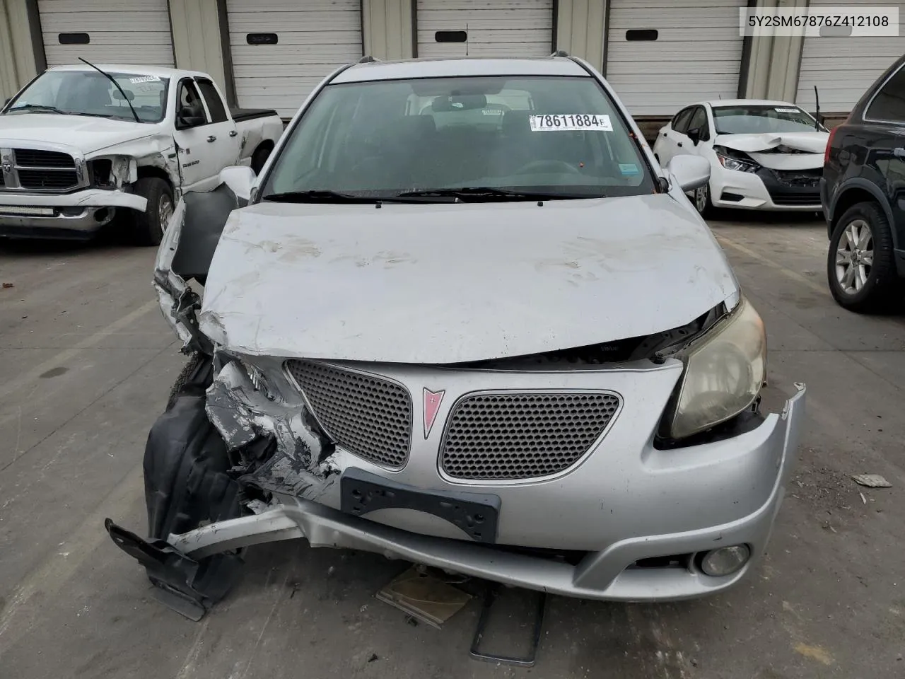 2006 Pontiac Vibe VIN: 5Y2SM67876Z412108 Lot: 78611884