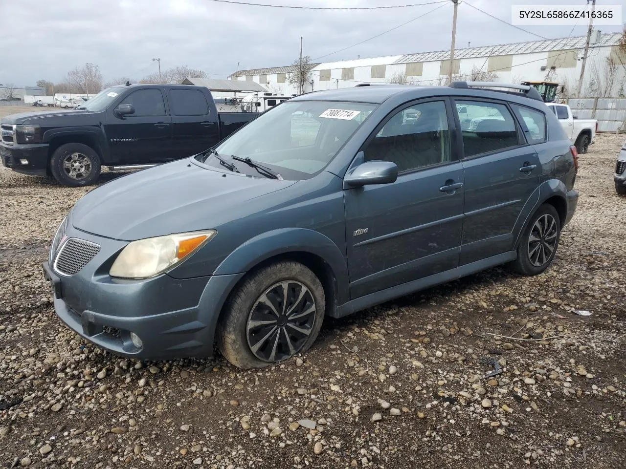 2006 Pontiac Vibe VIN: 5Y2SL65866Z416365 Lot: 79087714