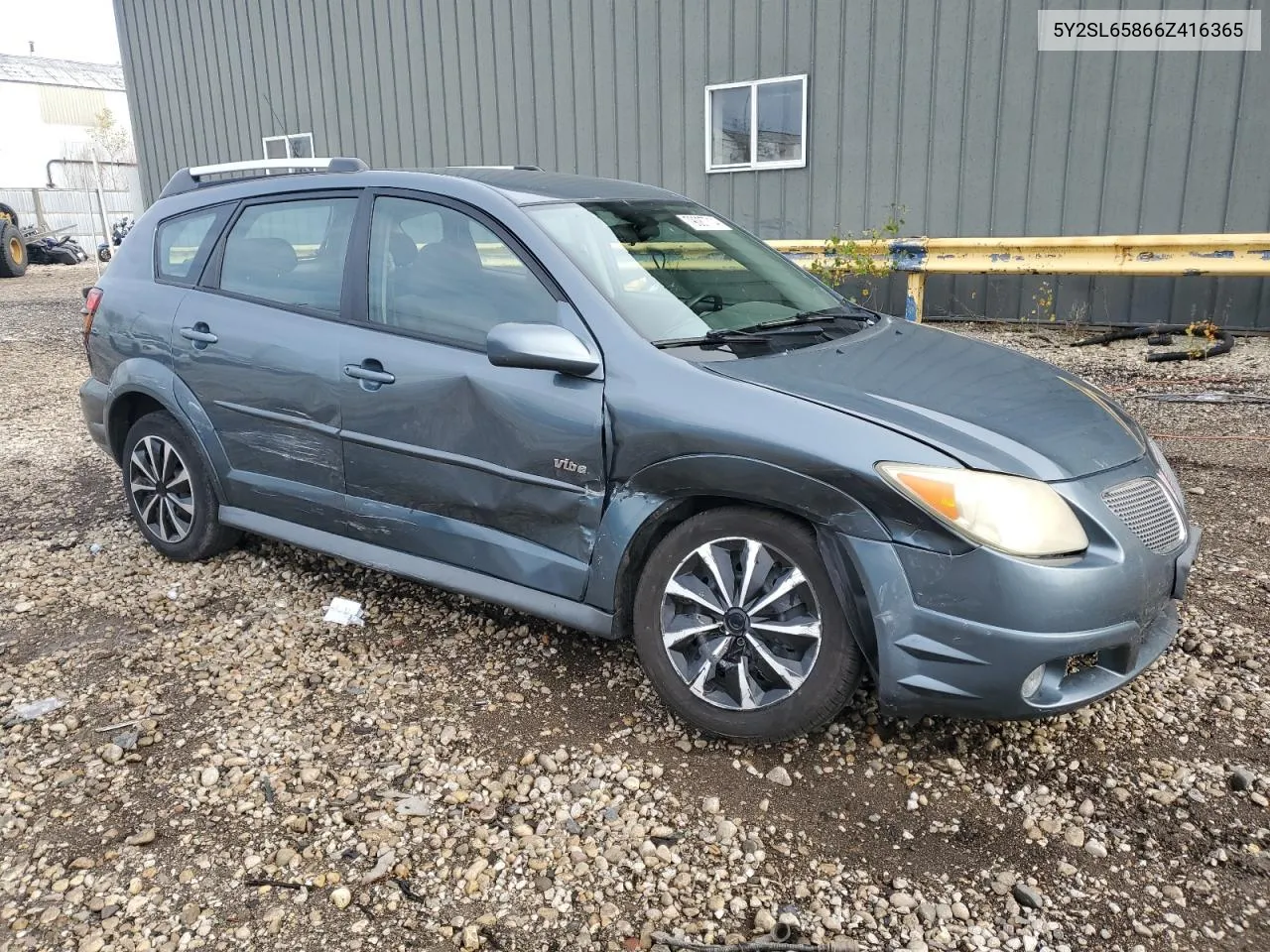 2006 Pontiac Vibe VIN: 5Y2SL65866Z416365 Lot: 79087714