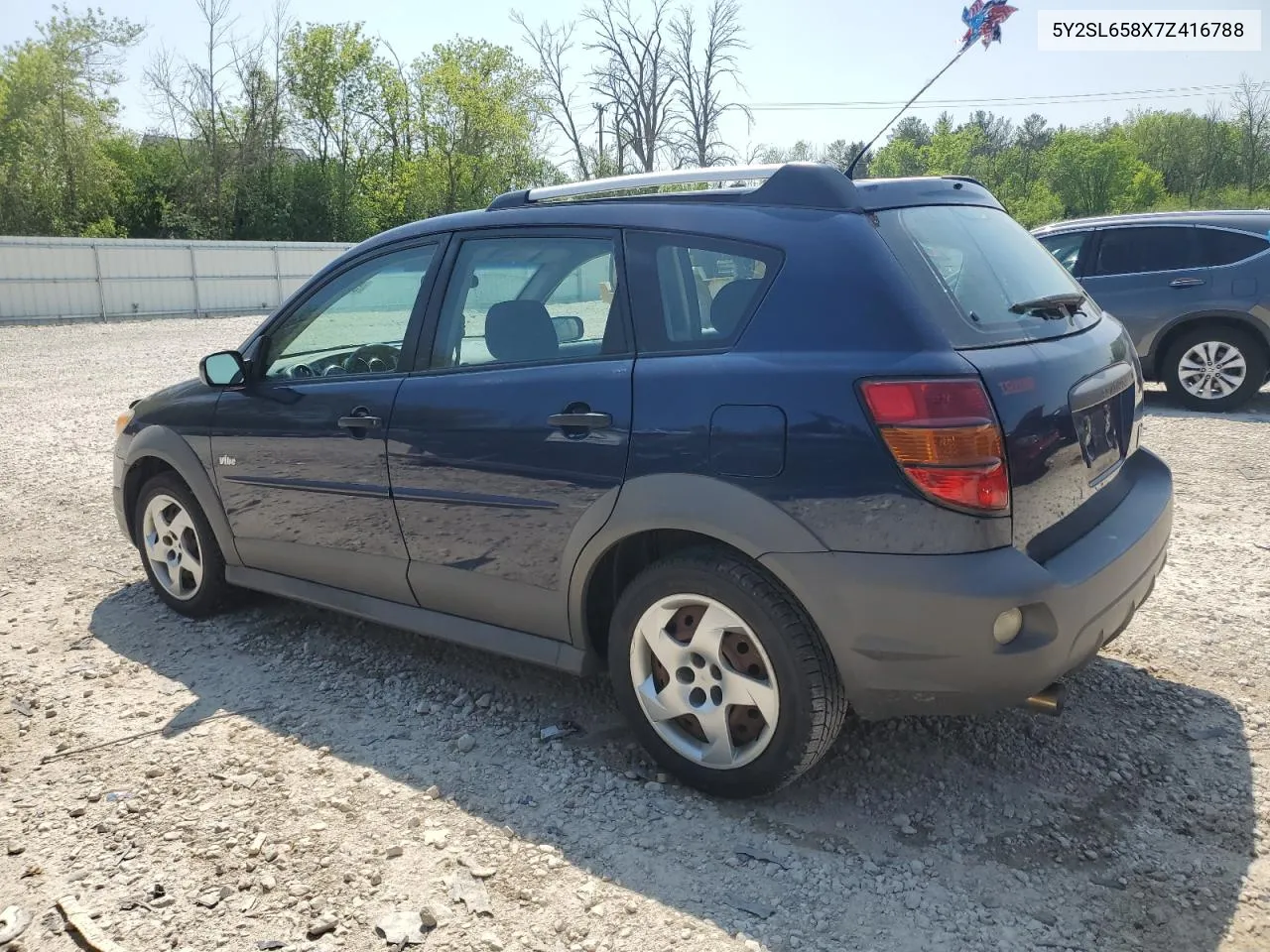 2007 Pontiac Vibe VIN: 5Y2SL658X7Z416788 Lot: 54977774