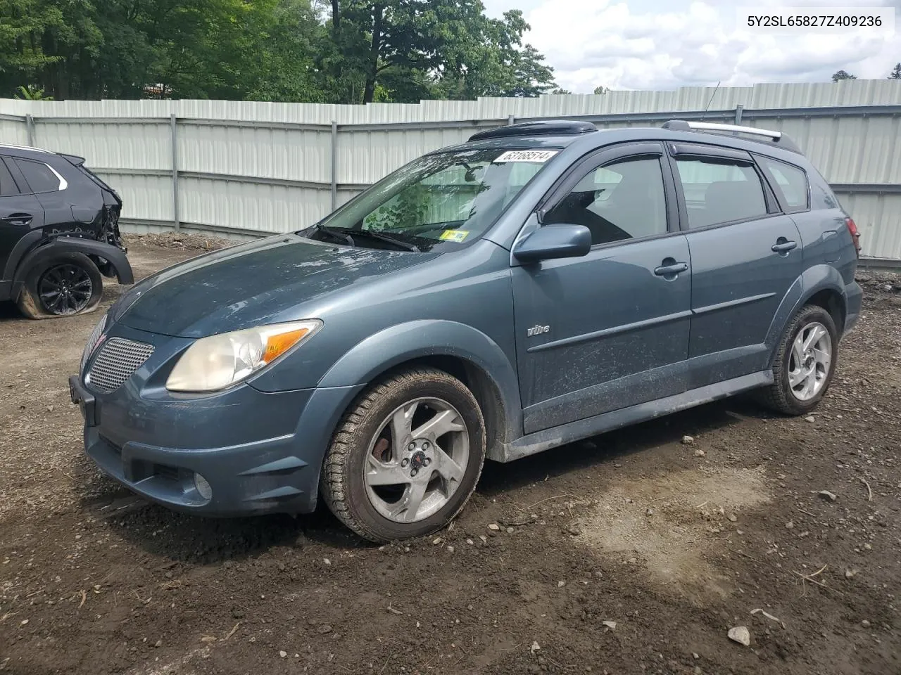 2007 Pontiac Vibe VIN: 5Y2SL65827Z409236 Lot: 63168514