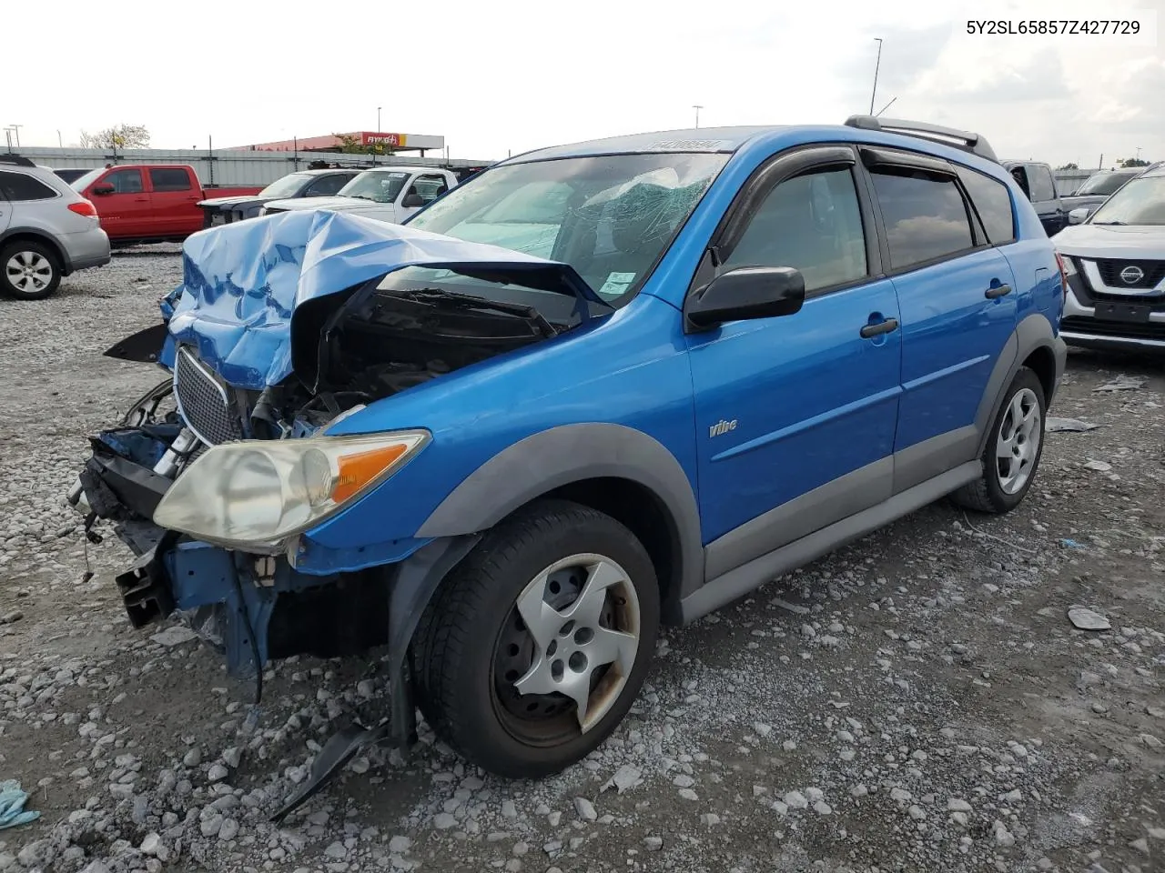 2007 Pontiac Vibe VIN: 5Y2SL65857Z427729 Lot: 64208594