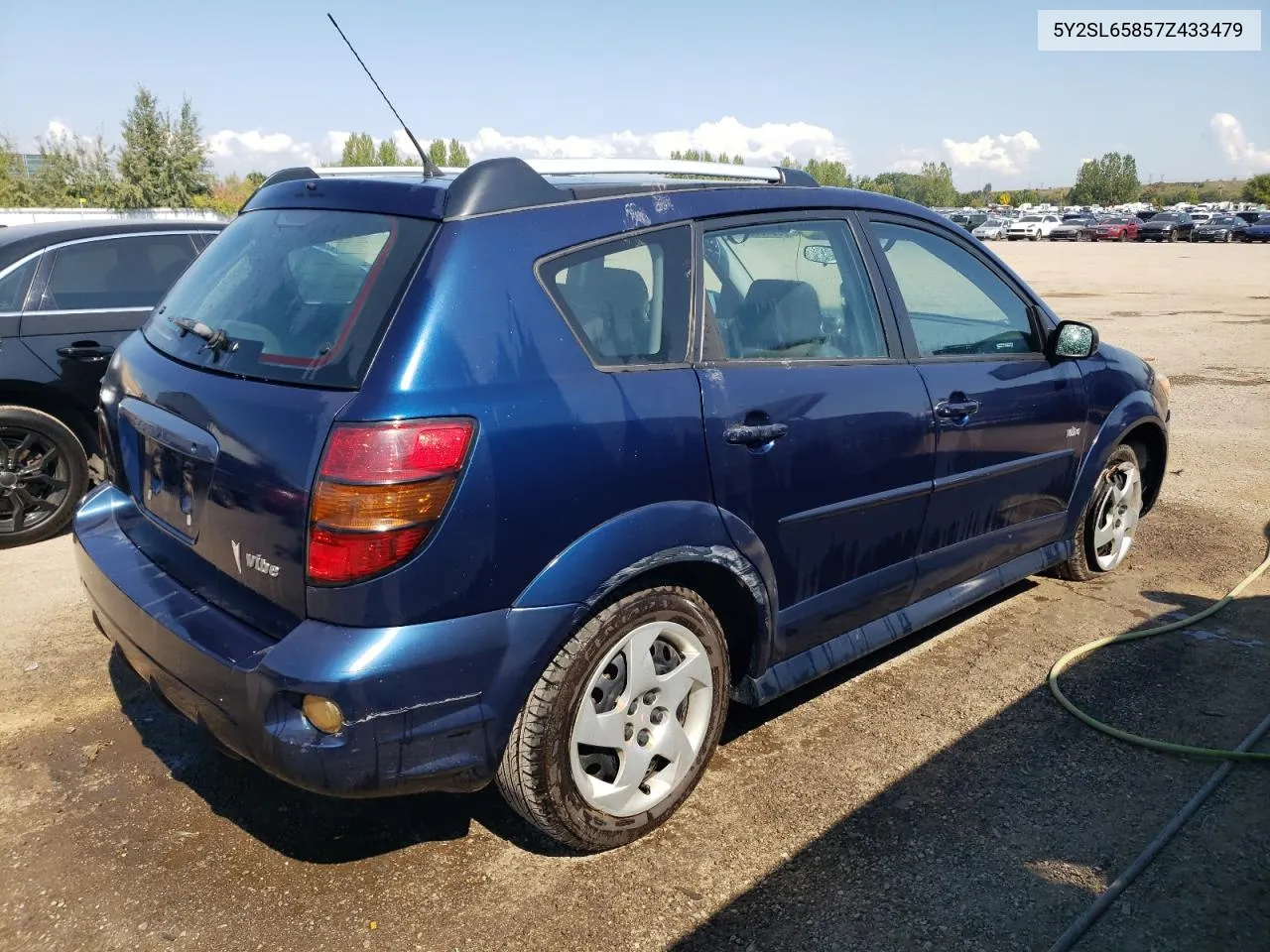 2007 Pontiac Vibe VIN: 5Y2SL65857Z433479 Lot: 68483094