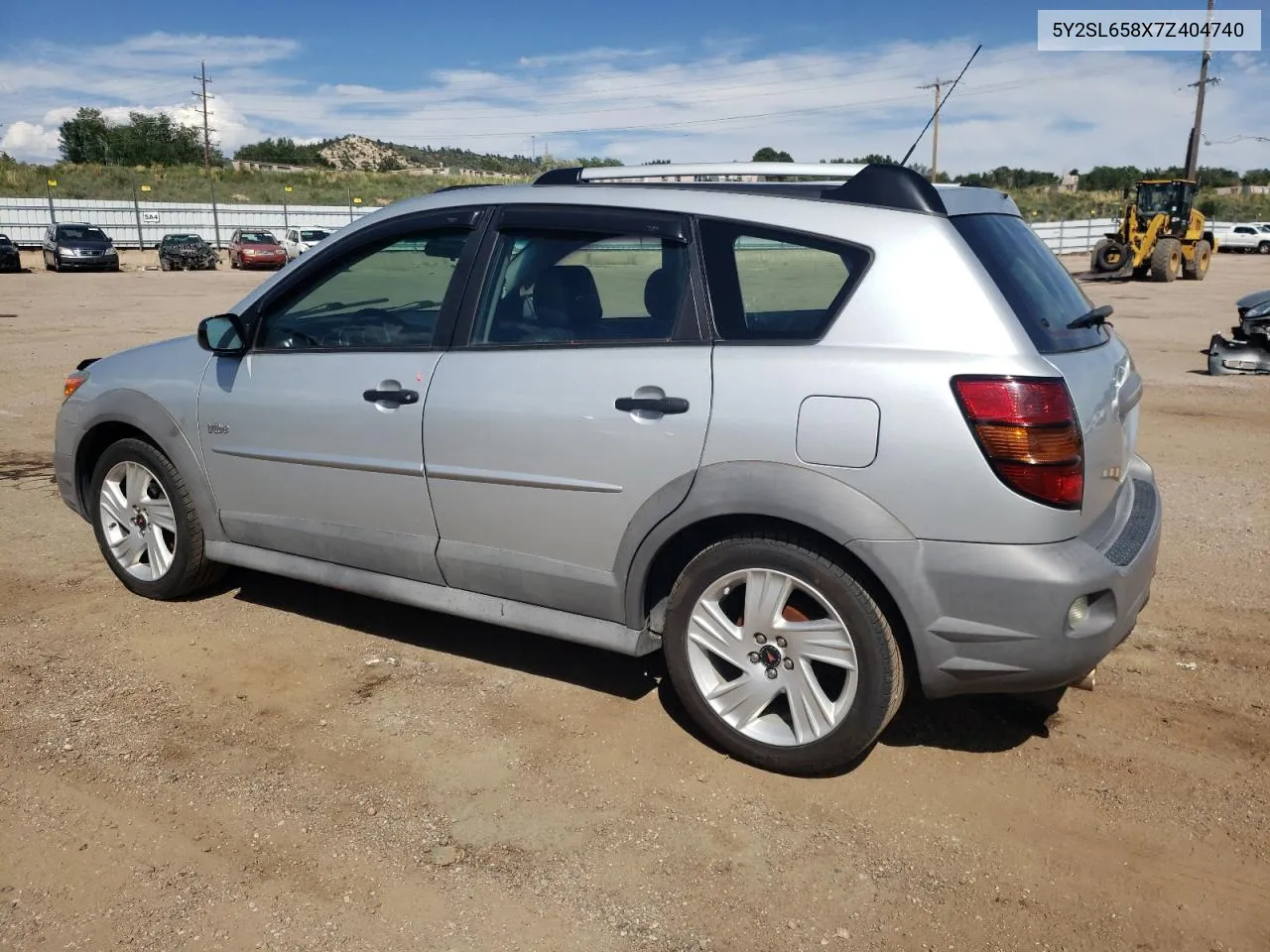 2007 Pontiac Vibe VIN: 5Y2SL658X7Z404740 Lot: 69258424