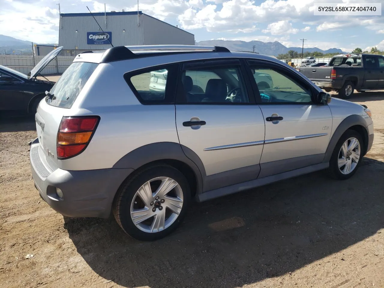 2007 Pontiac Vibe VIN: 5Y2SL658X7Z404740 Lot: 69258424