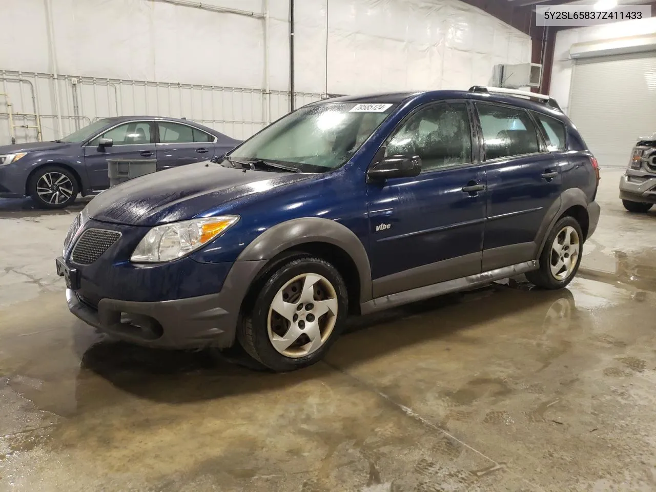 2007 Pontiac Vibe VIN: 5Y2SL65837Z411433 Lot: 70585124