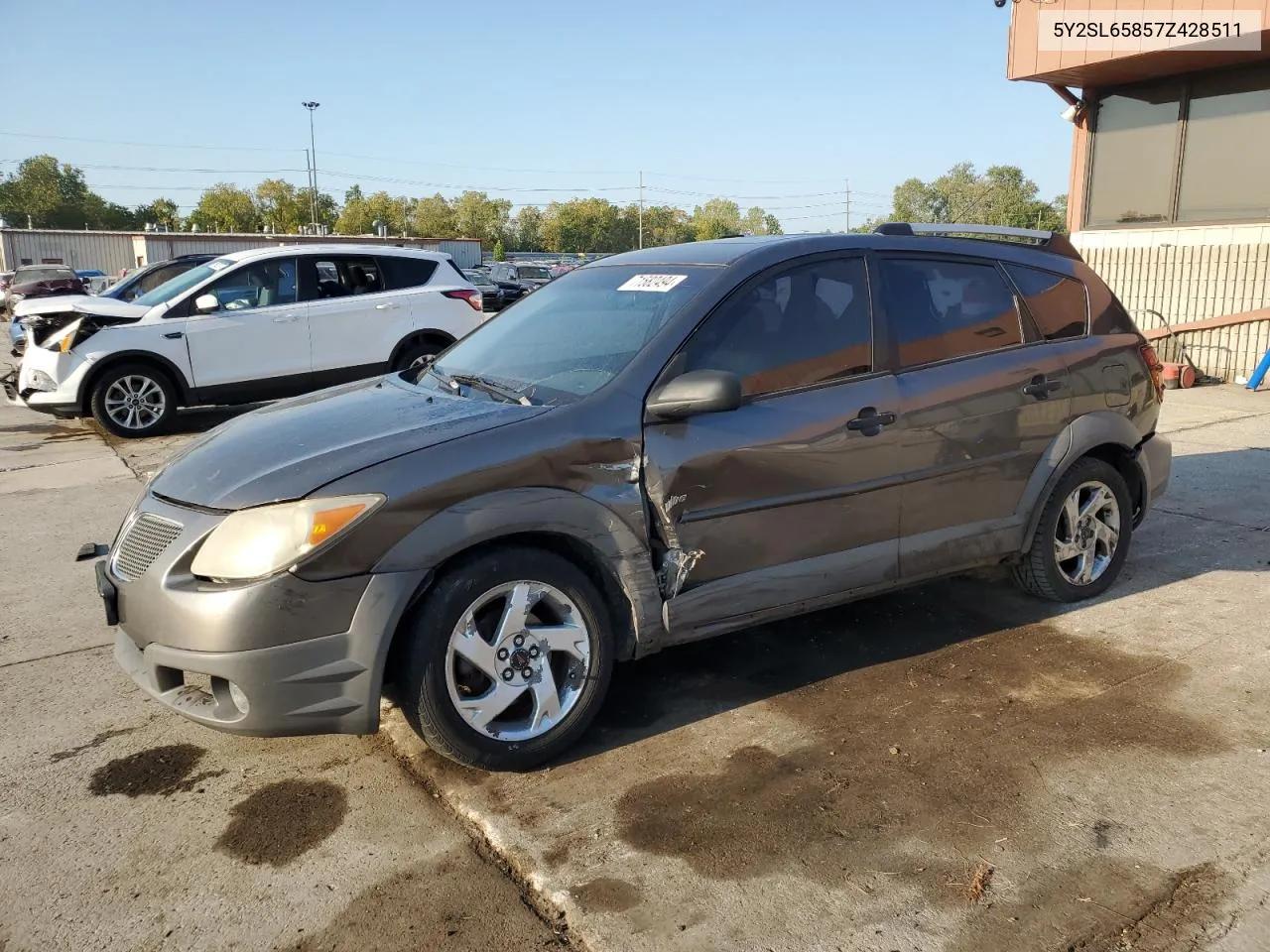 2007 Pontiac Vibe VIN: 5Y2SL65857Z428511 Lot: 71582494