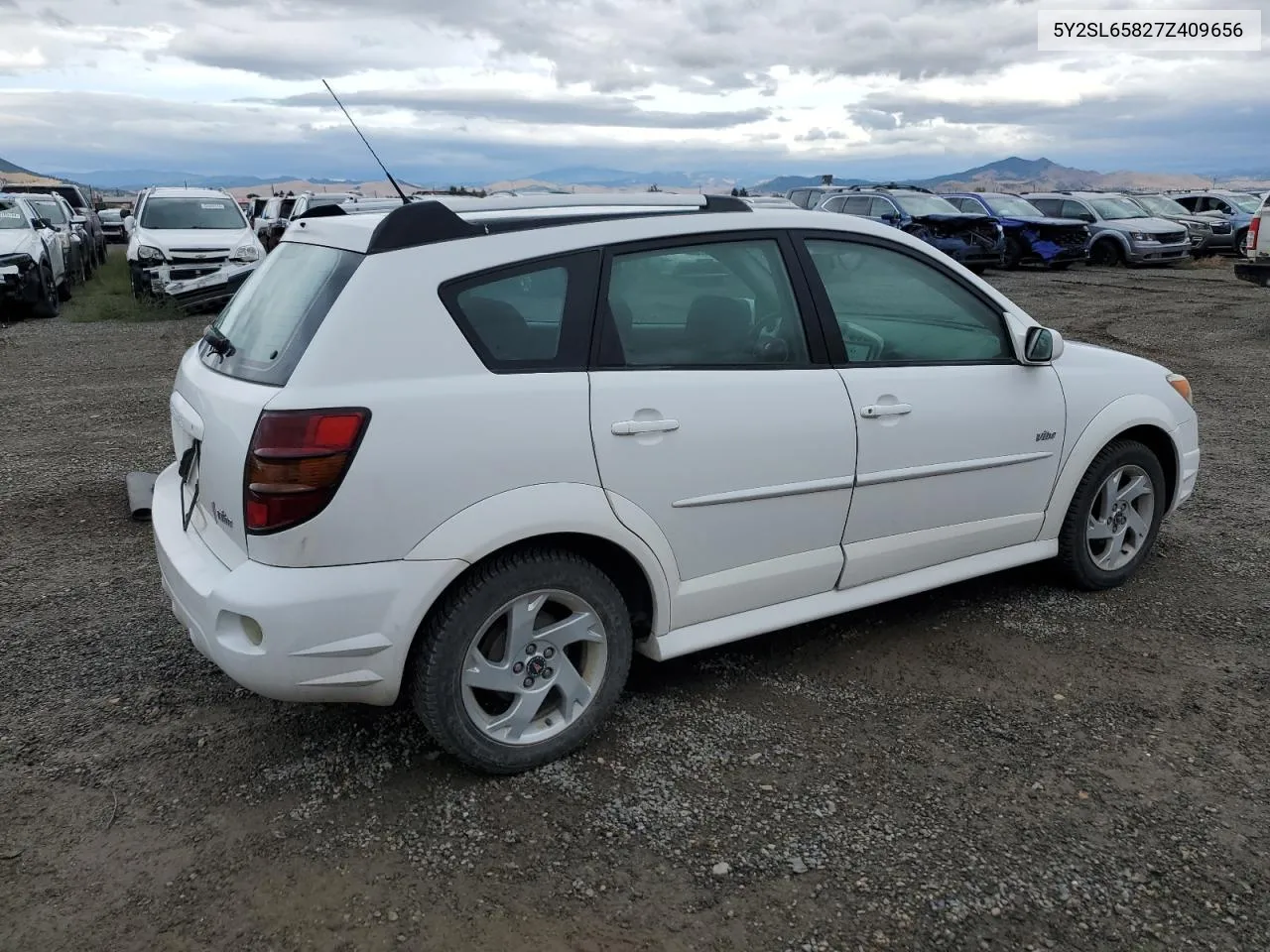 2007 Pontiac Vibe VIN: 5Y2SL65827Z409656 Lot: 71627014