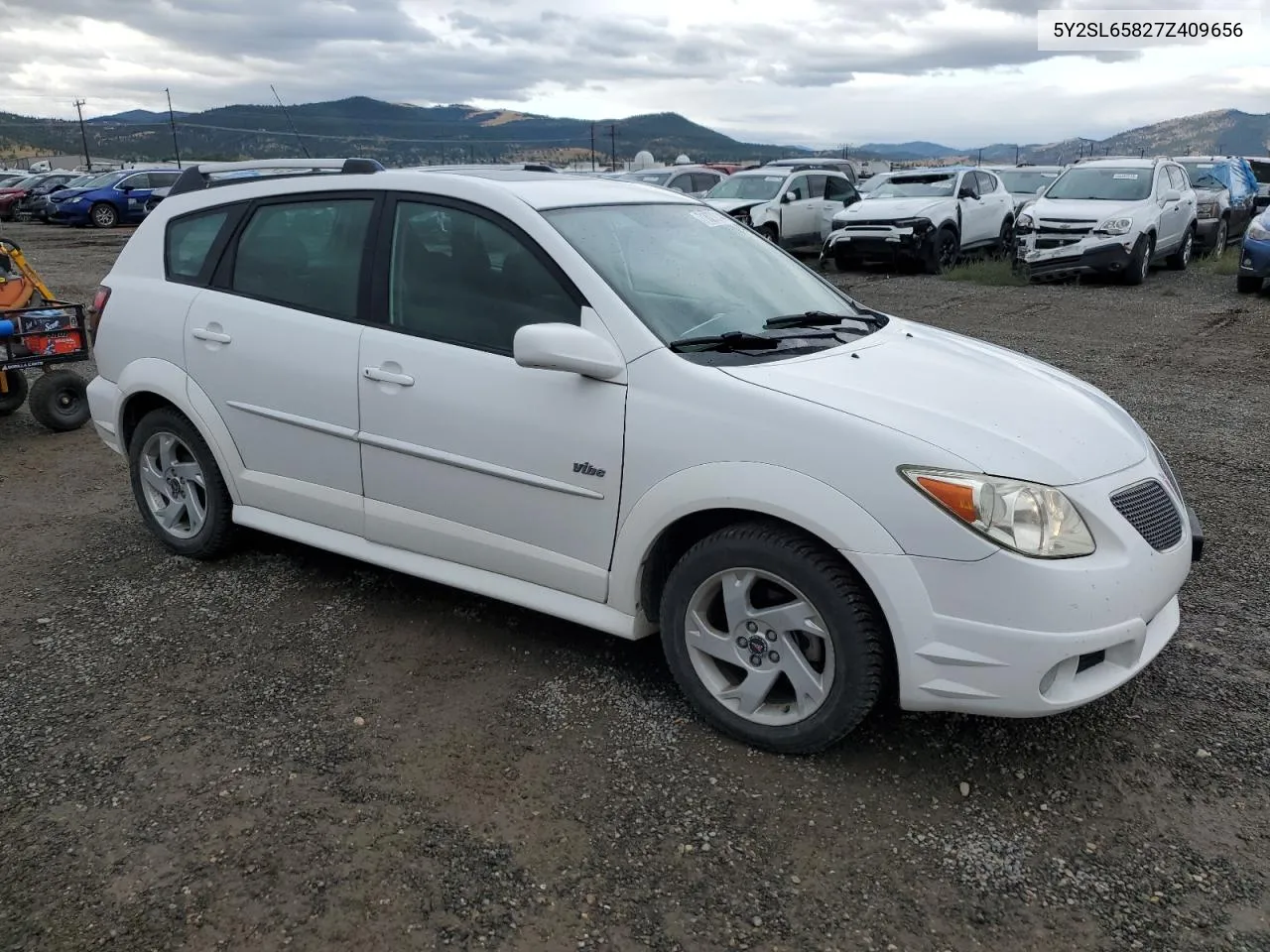 2007 Pontiac Vibe VIN: 5Y2SL65827Z409656 Lot: 71627014