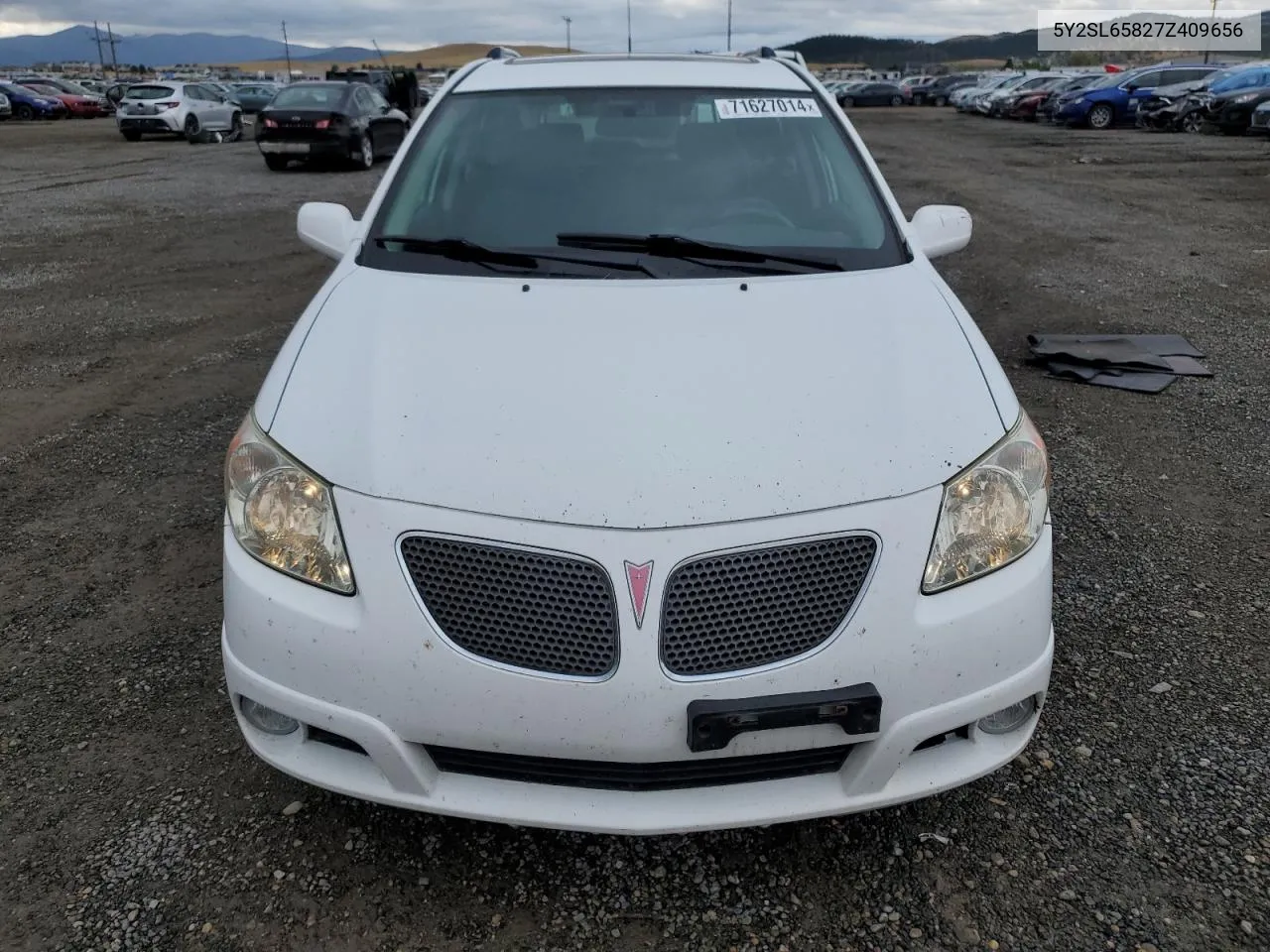 2007 Pontiac Vibe VIN: 5Y2SL65827Z409656 Lot: 71627014