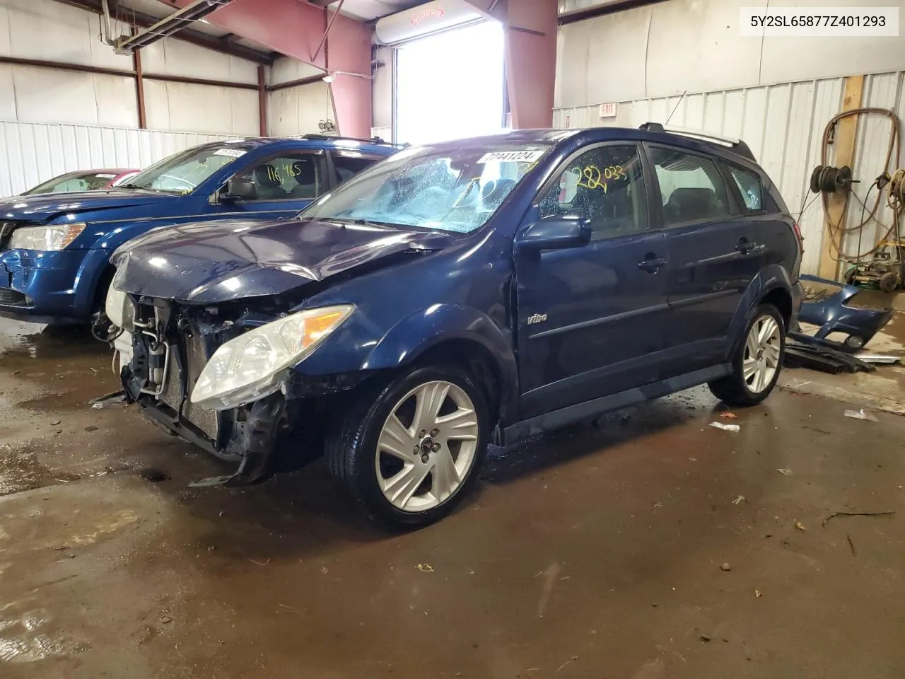 2007 Pontiac Vibe VIN: 5Y2SL65877Z401293 Lot: 72441224