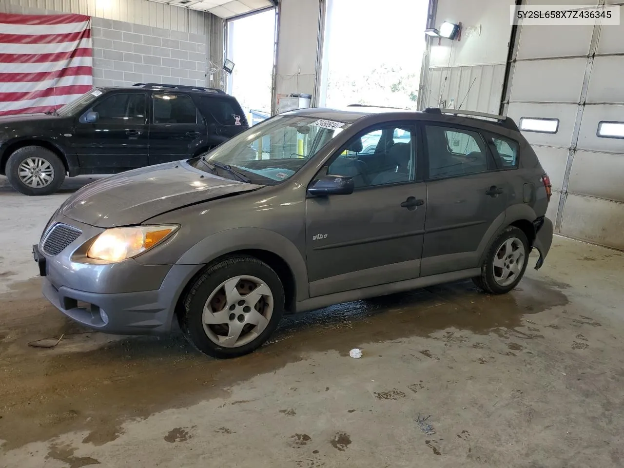 2007 Pontiac Vibe VIN: 5Y2SL658X7Z436345 Lot: 72460924