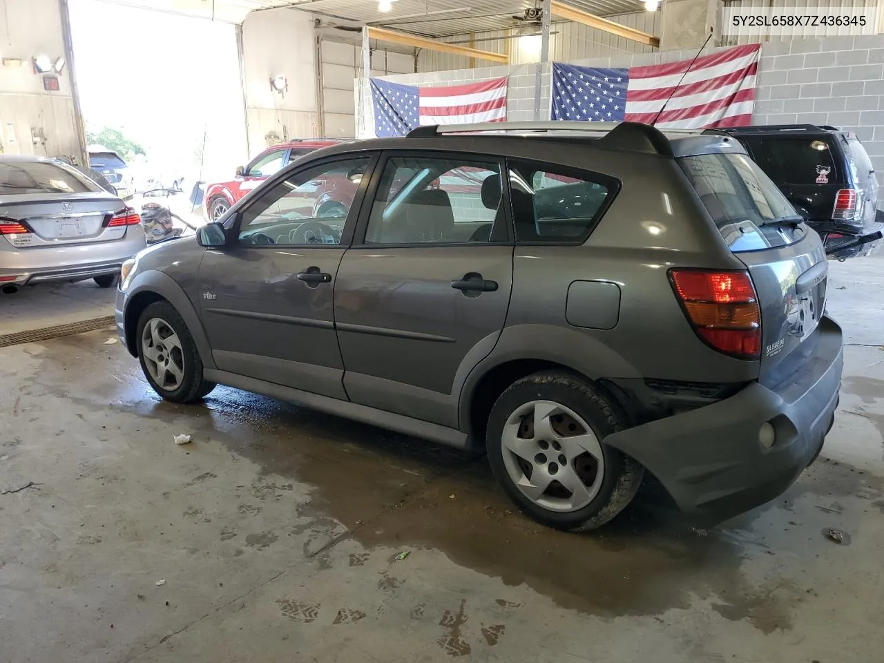 2007 Pontiac Vibe VIN: 5Y2SL658X7Z436345 Lot: 72460924