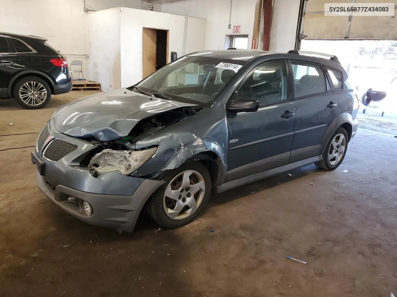 2007 Pontiac Vibe VIN: 5Y2SL65877Z434083 Lot: 72980114