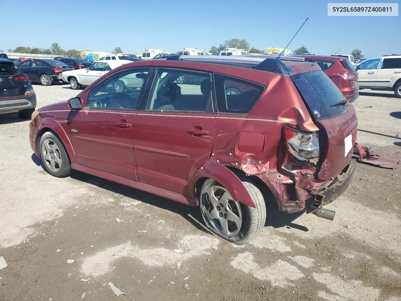 2007 Pontiac Vibe VIN: 5Y2SL65897Z400811 Lot: 73208944