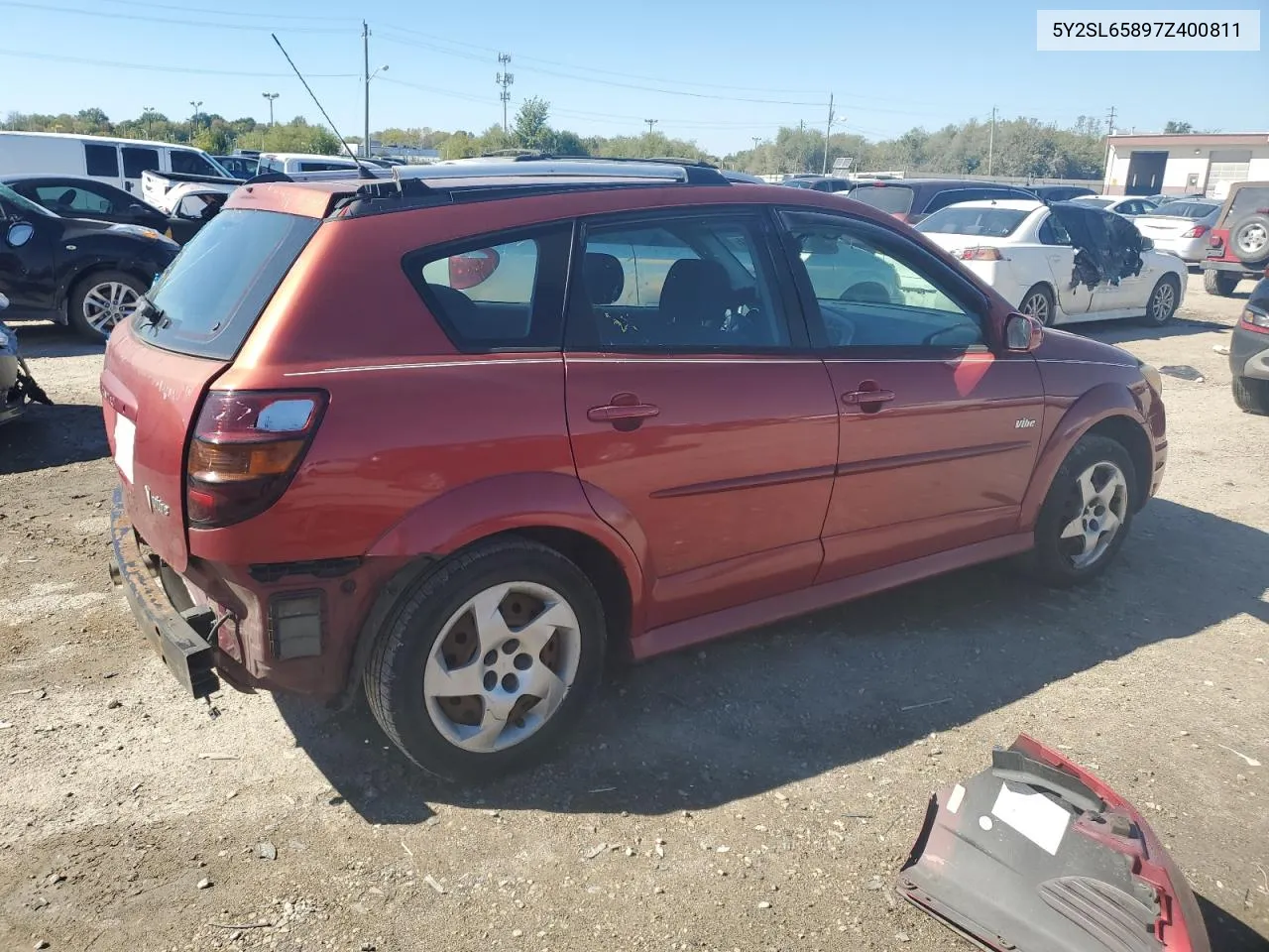 2007 Pontiac Vibe VIN: 5Y2SL65897Z400811 Lot: 73208944