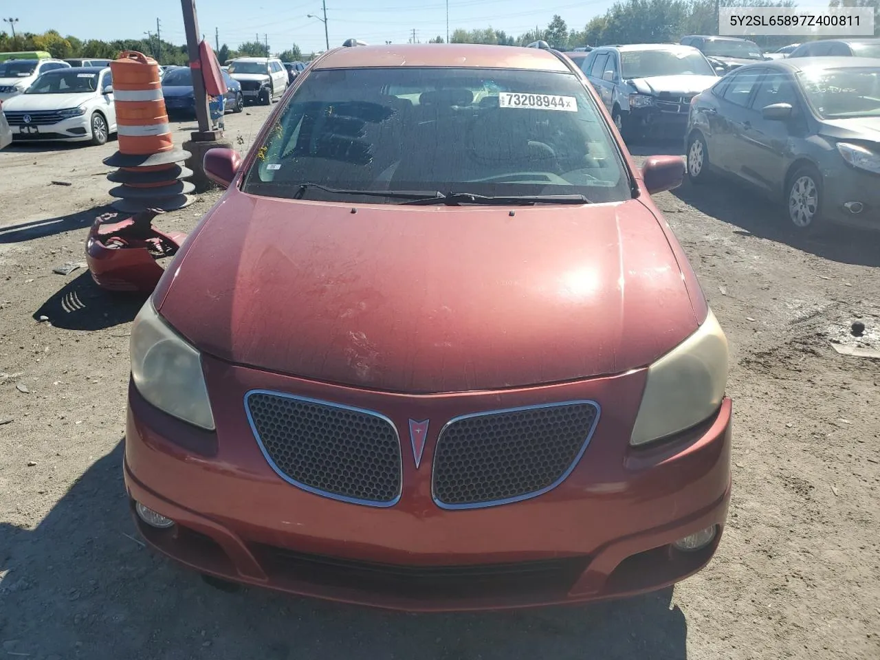 2007 Pontiac Vibe VIN: 5Y2SL65897Z400811 Lot: 73208944