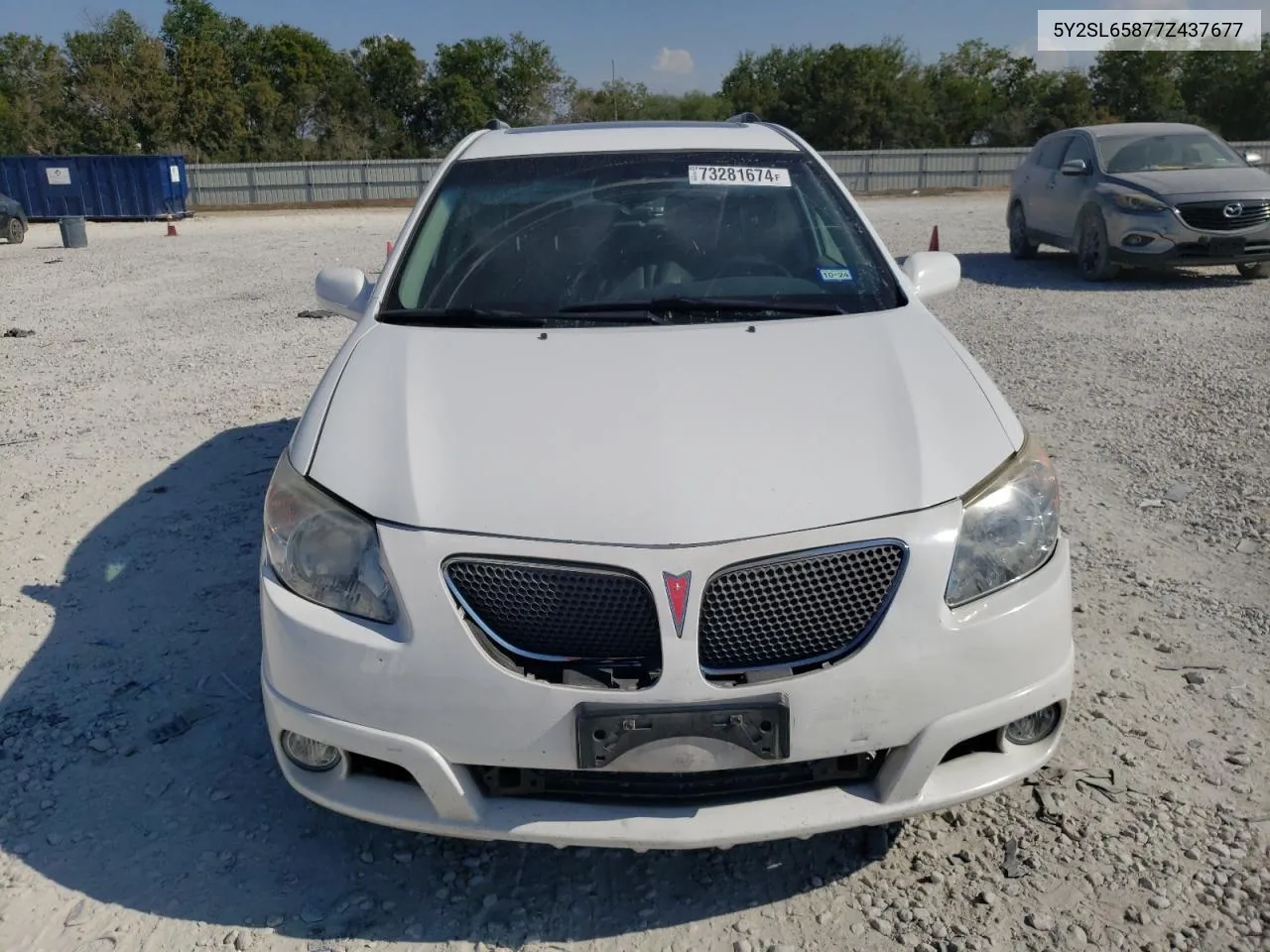 2007 Pontiac Vibe VIN: 5Y2SL65877Z437677 Lot: 73281674