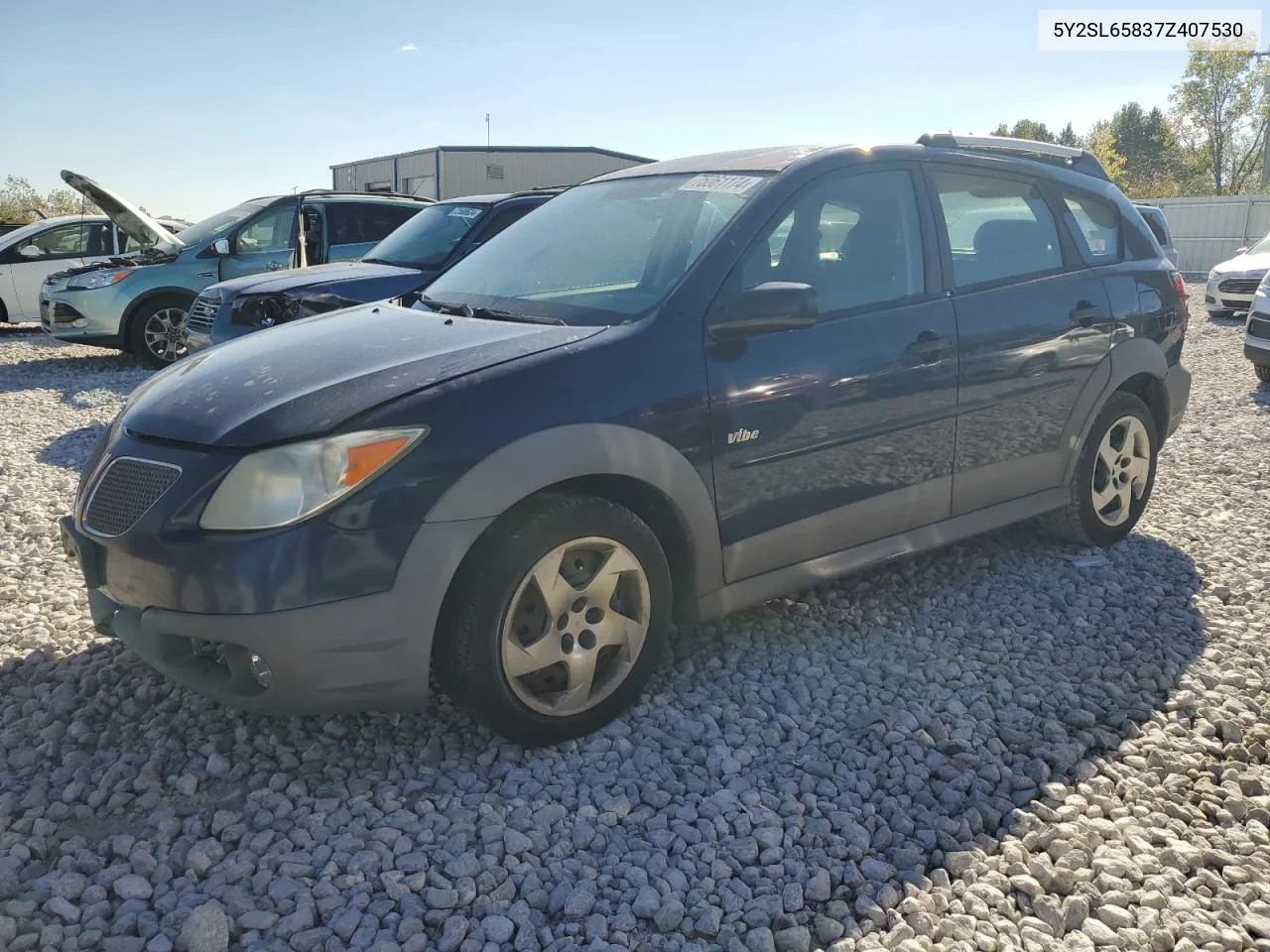 2007 Pontiac Vibe VIN: 5Y2SL65837Z407530 Lot: 75061174