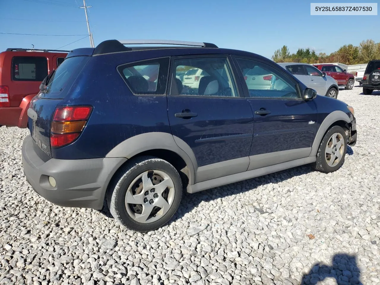 2007 Pontiac Vibe VIN: 5Y2SL65837Z407530 Lot: 75061174