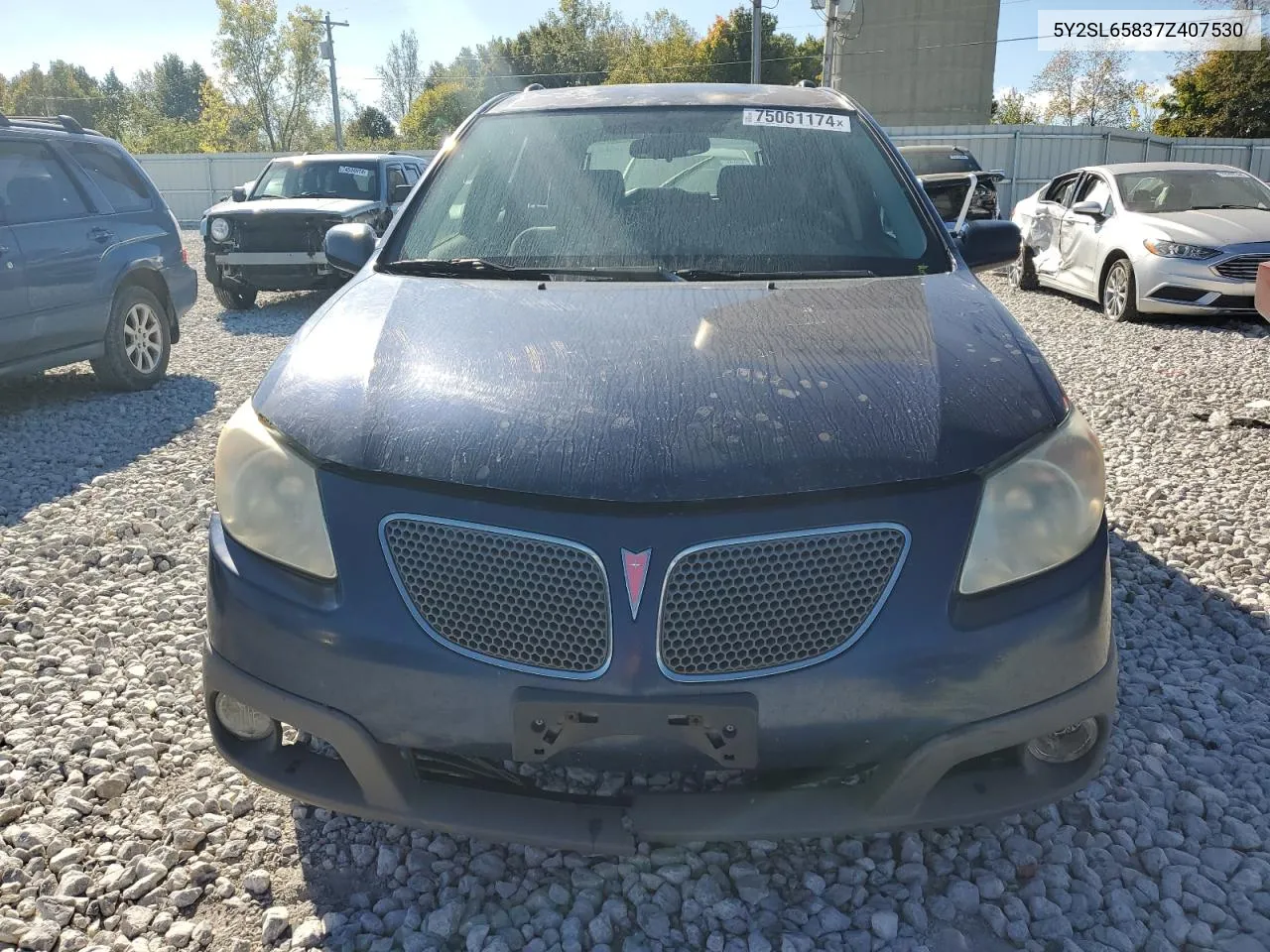 2007 Pontiac Vibe VIN: 5Y2SL65837Z407530 Lot: 75061174