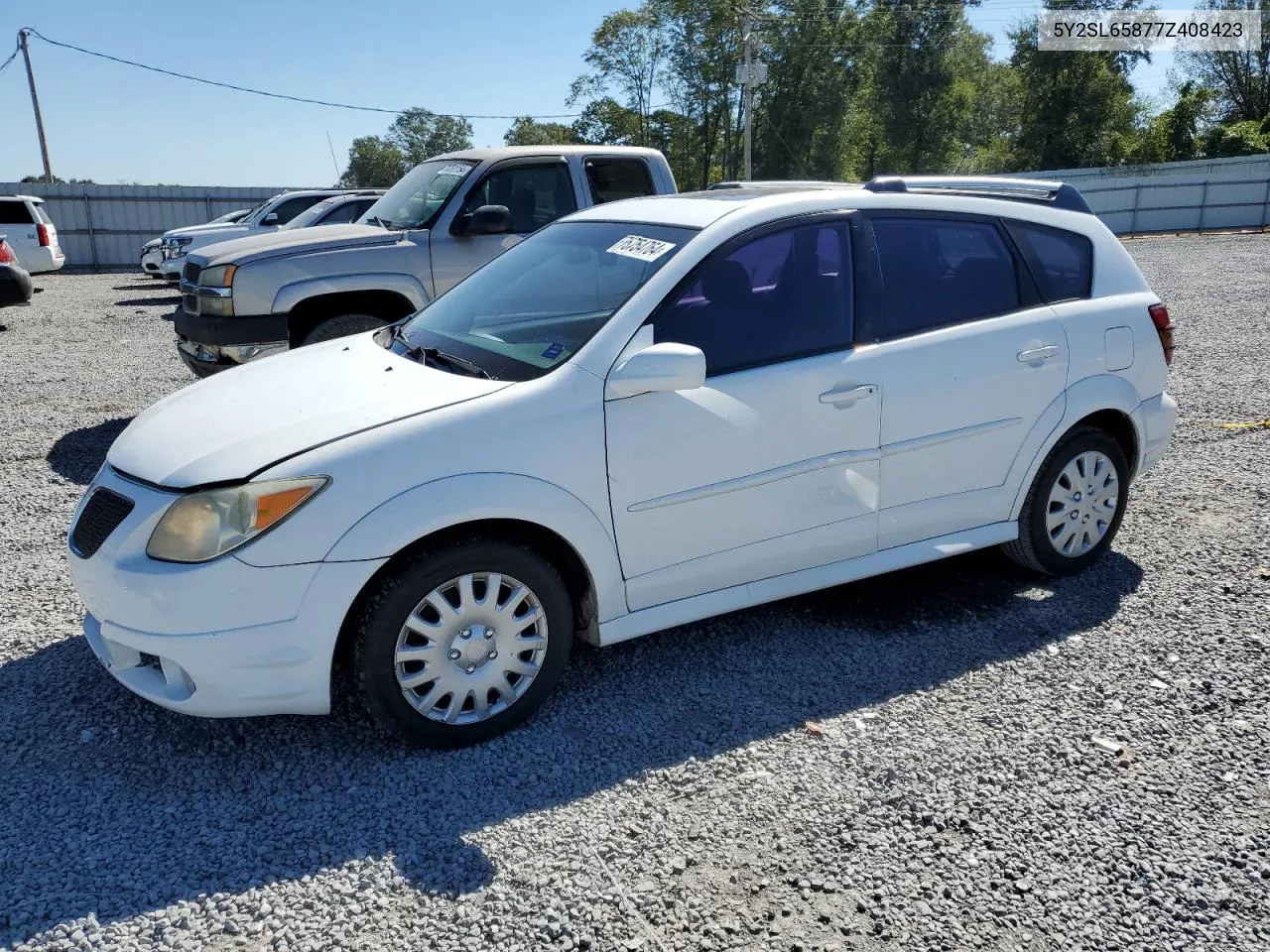 2007 Pontiac Vibe VIN: 5Y2SL65877Z408423 Lot: 75754764