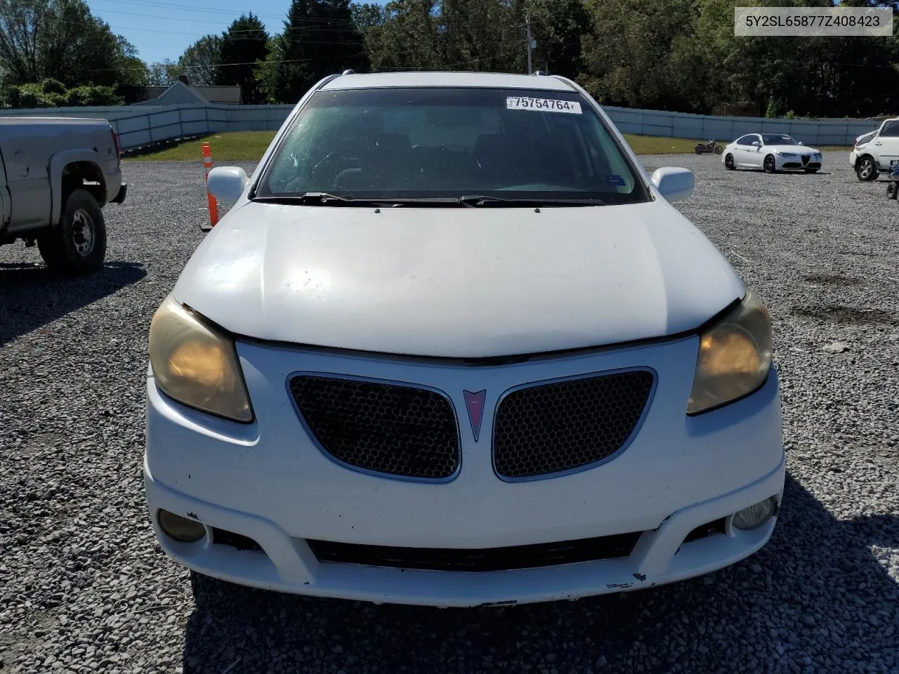 2007 Pontiac Vibe VIN: 5Y2SL65877Z408423 Lot: 75754764