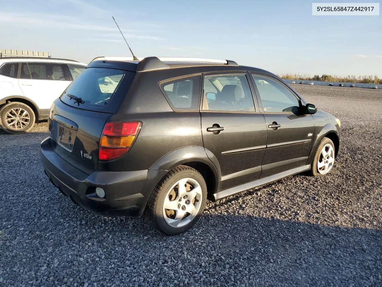 2007 Pontiac Vibe VIN: 5Y2SL65847Z442917 Lot: 76540274