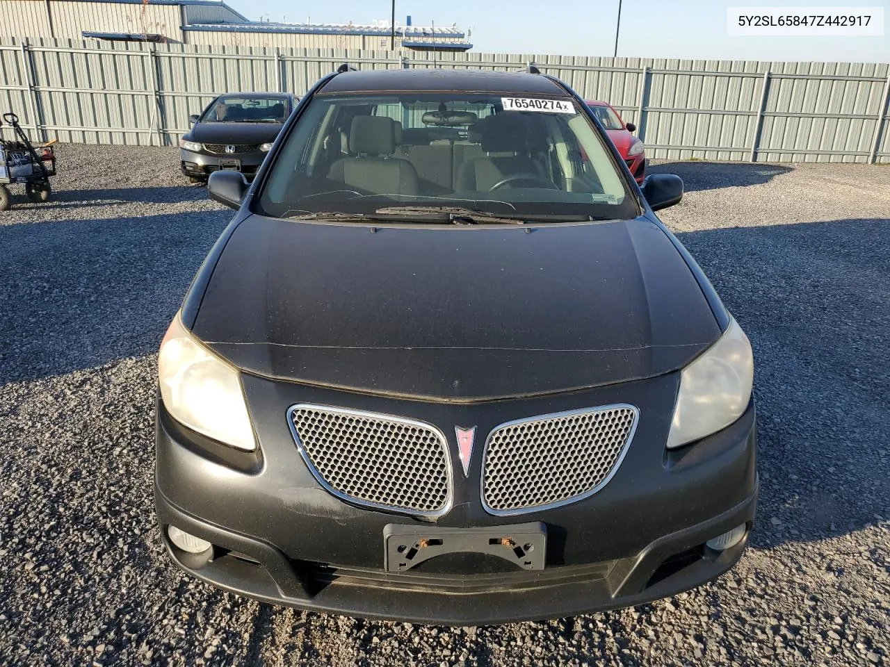 2007 Pontiac Vibe VIN: 5Y2SL65847Z442917 Lot: 76540274