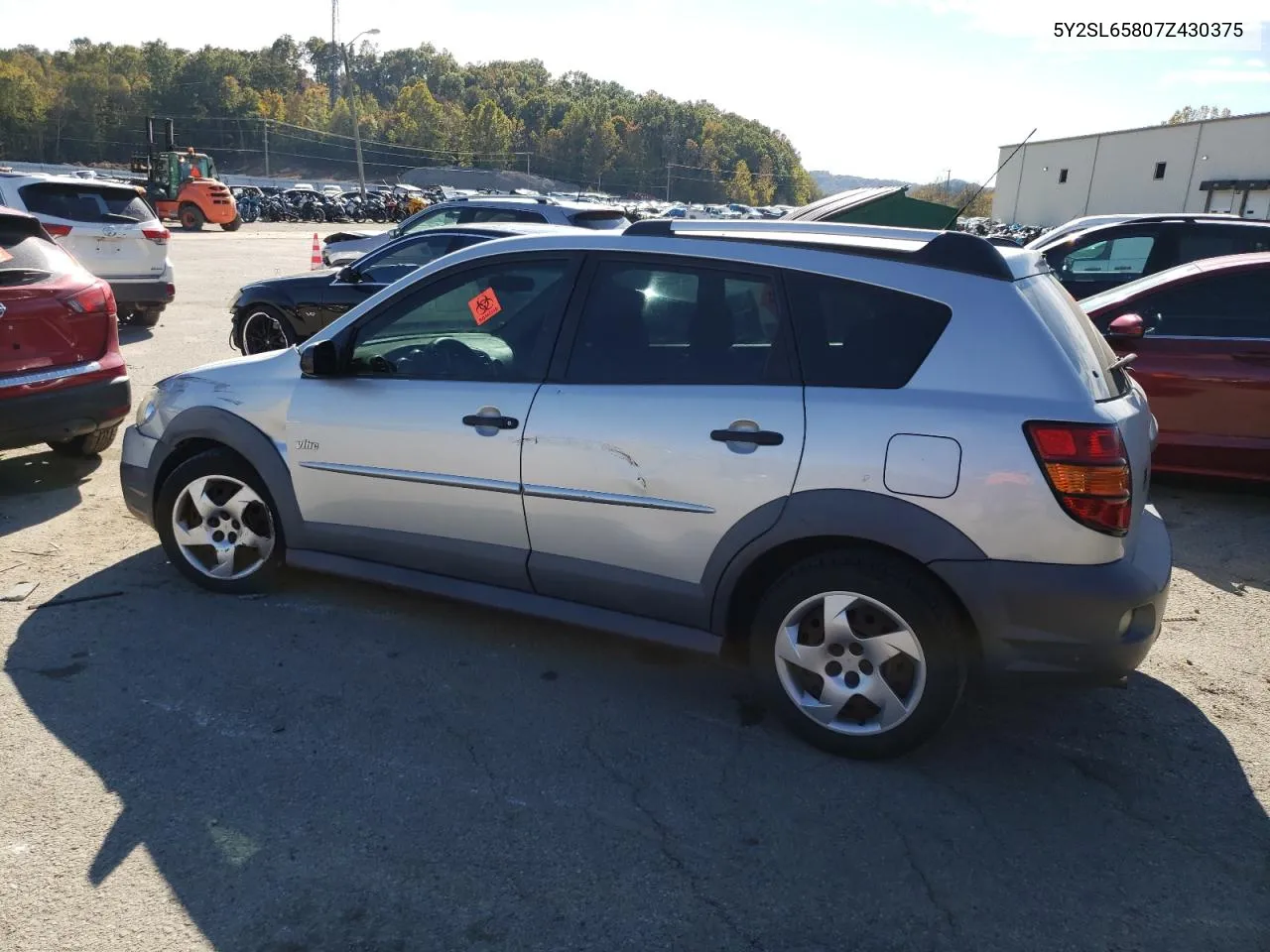 2007 Pontiac Vibe VIN: 5Y2SL65807Z430375 Lot: 76891654