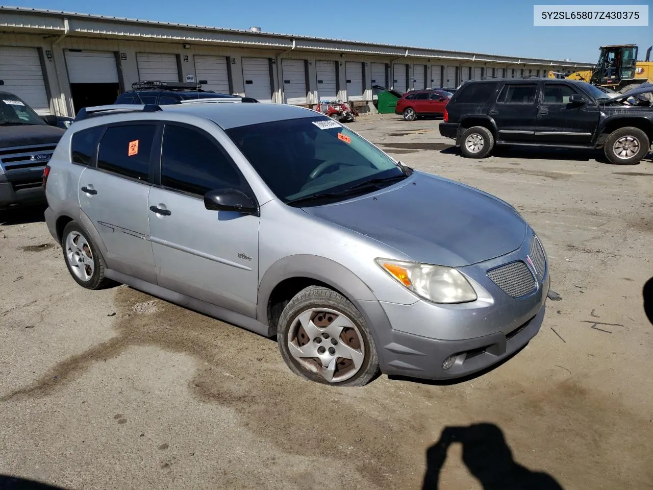 2007 Pontiac Vibe VIN: 5Y2SL65807Z430375 Lot: 76891654