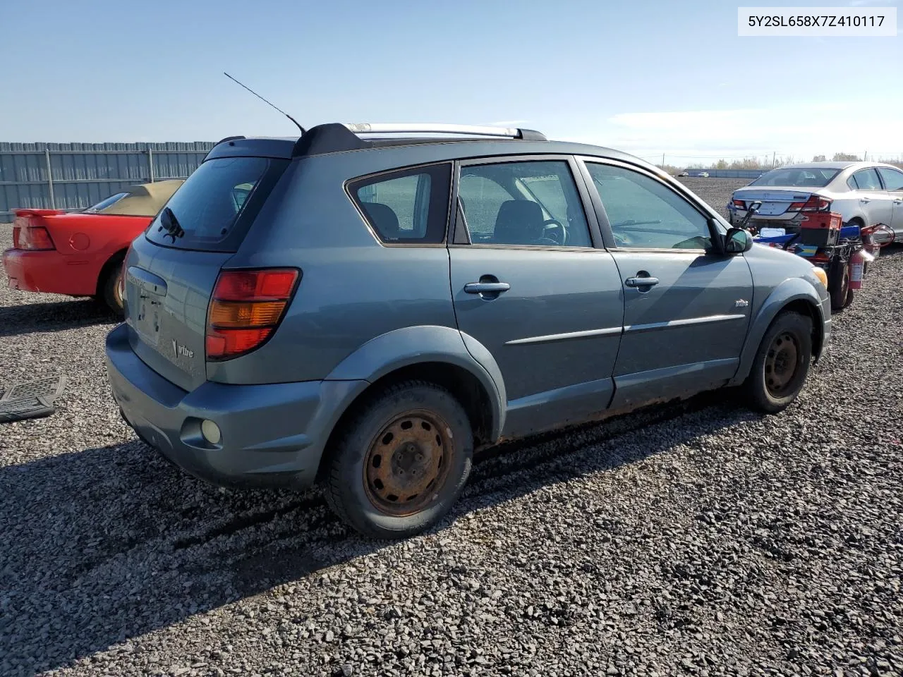 2007 Pontiac Vibe VIN: 5Y2SL658X7Z410117 Lot: 78484034