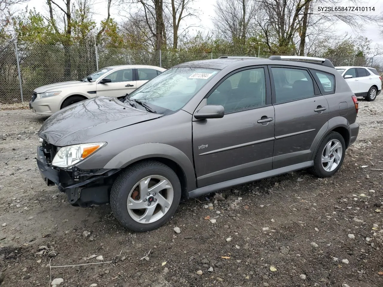 2007 Pontiac Vibe VIN: 5Y2SL65847Z410114 Lot: 80112984