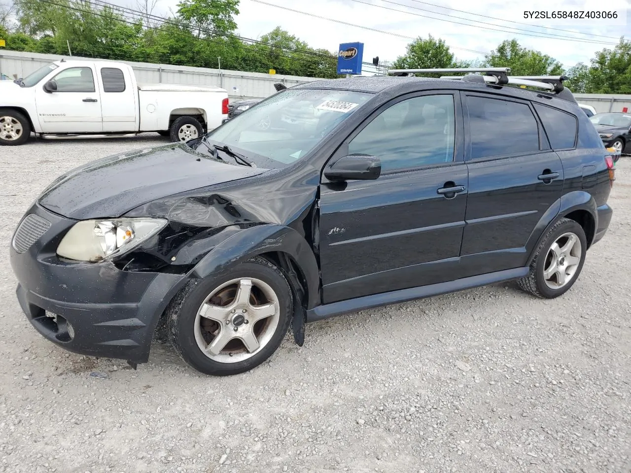 2008 Pontiac Vibe VIN: 5Y2SL65848Z403066 Lot: 54520364