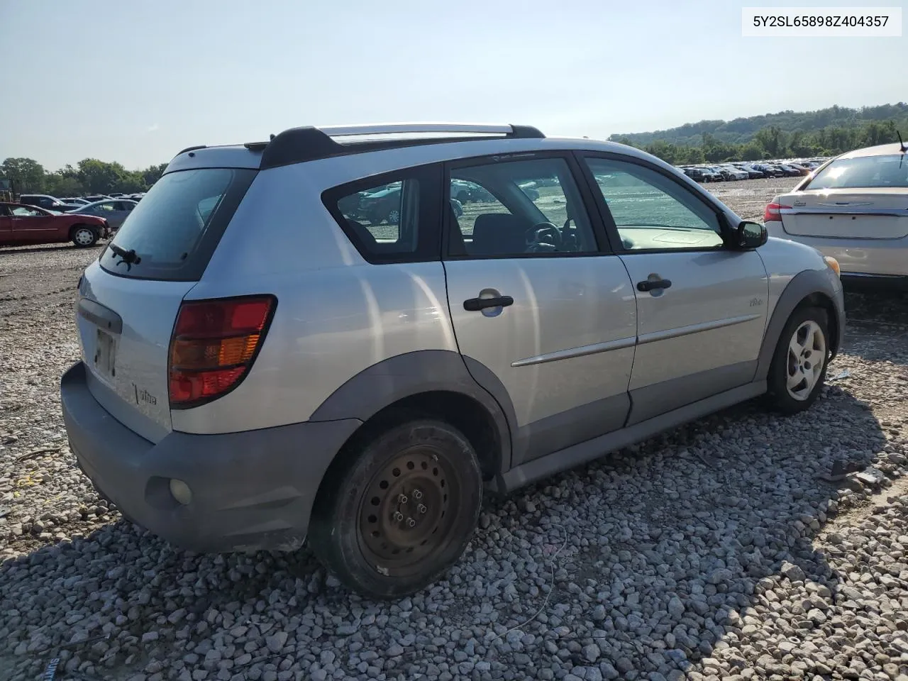 2008 Pontiac Vibe VIN: 5Y2SL65898Z404357 Lot: 62739224