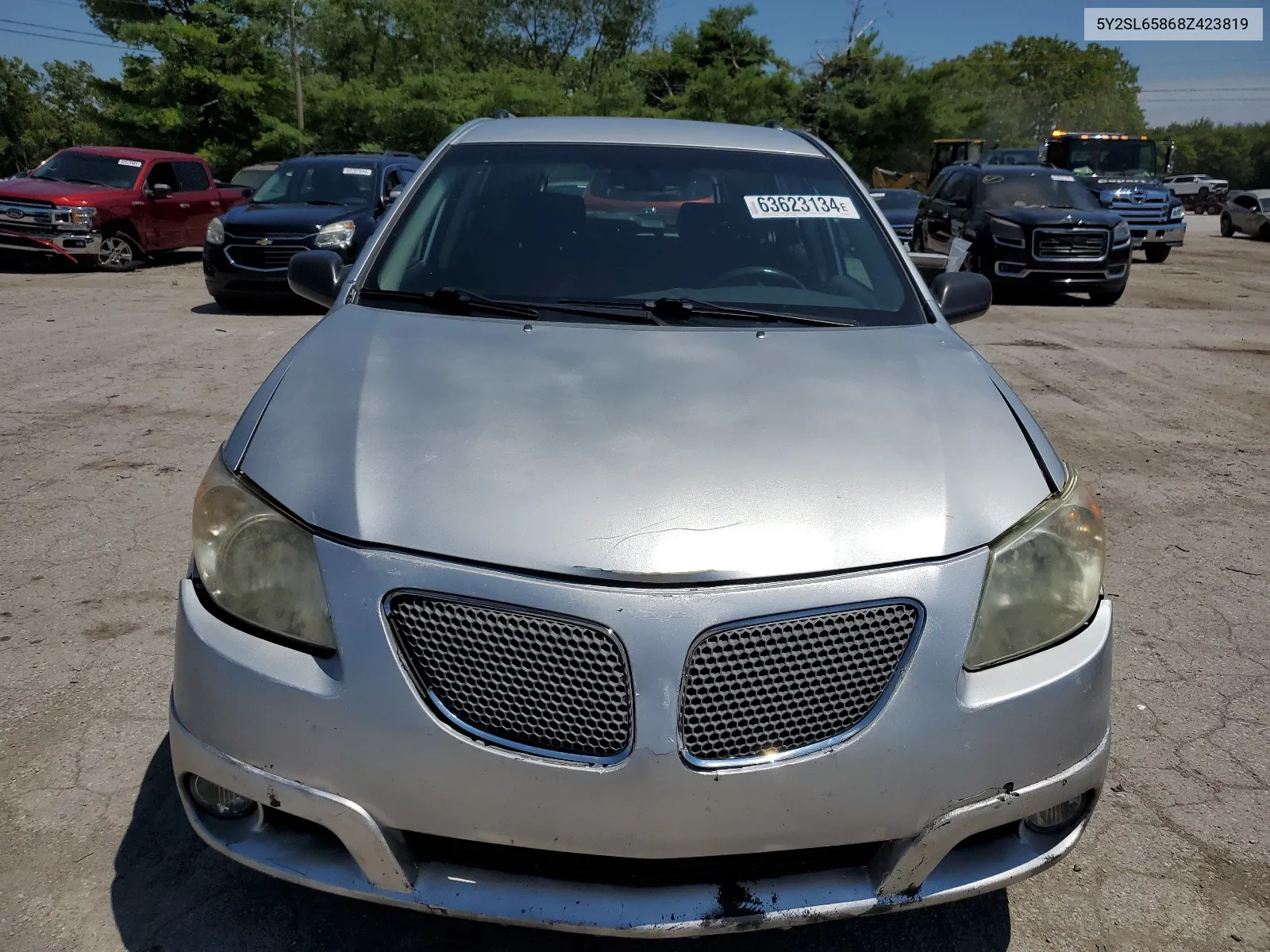 2008 Pontiac Vibe VIN: 5Y2SL65868Z423819 Lot: 63623134