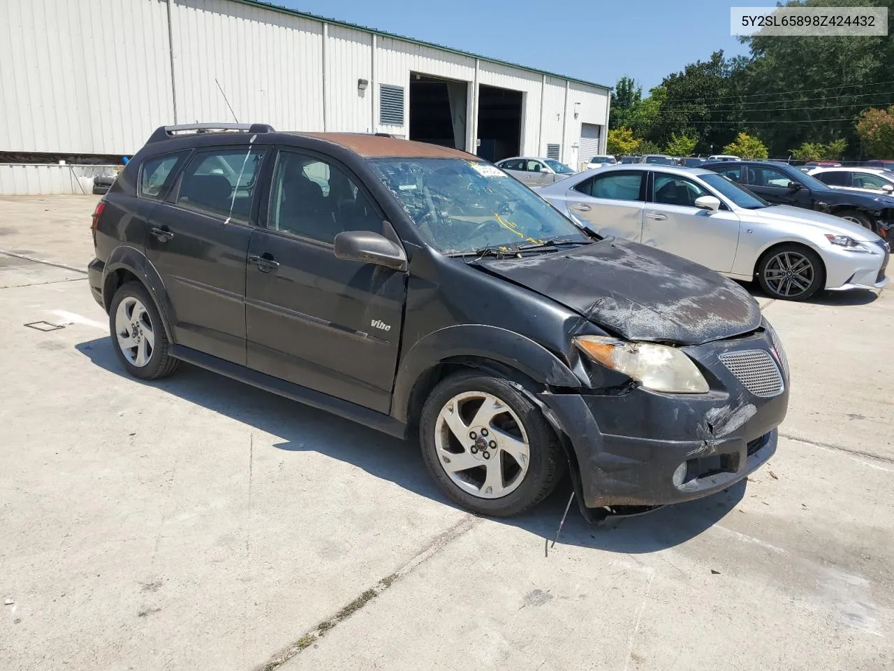 2008 Pontiac Vibe VIN: 5Y2SL65898Z424432 Lot: 64492494