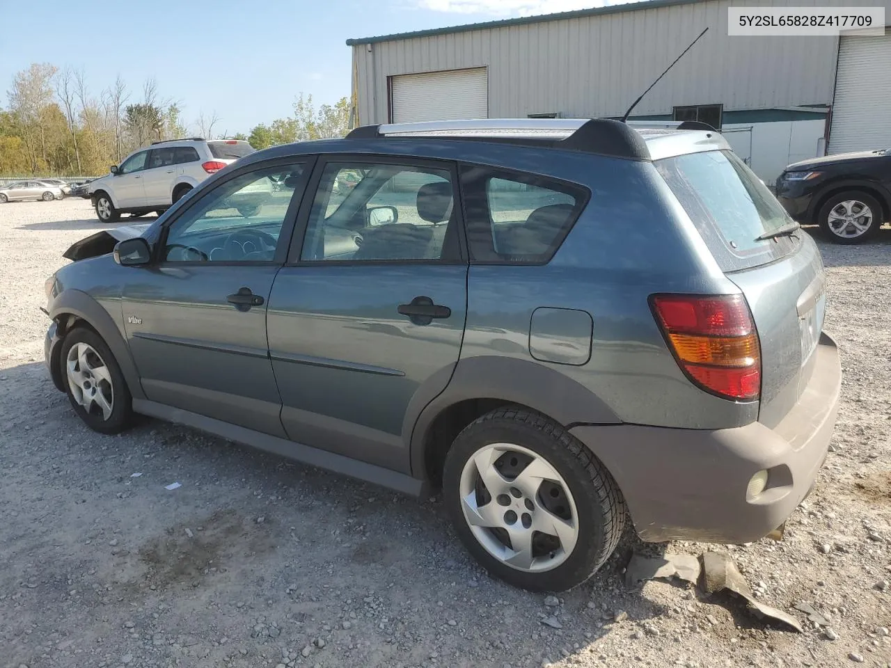 2008 Pontiac Vibe VIN: 5Y2SL65828Z417709 Lot: 71159824