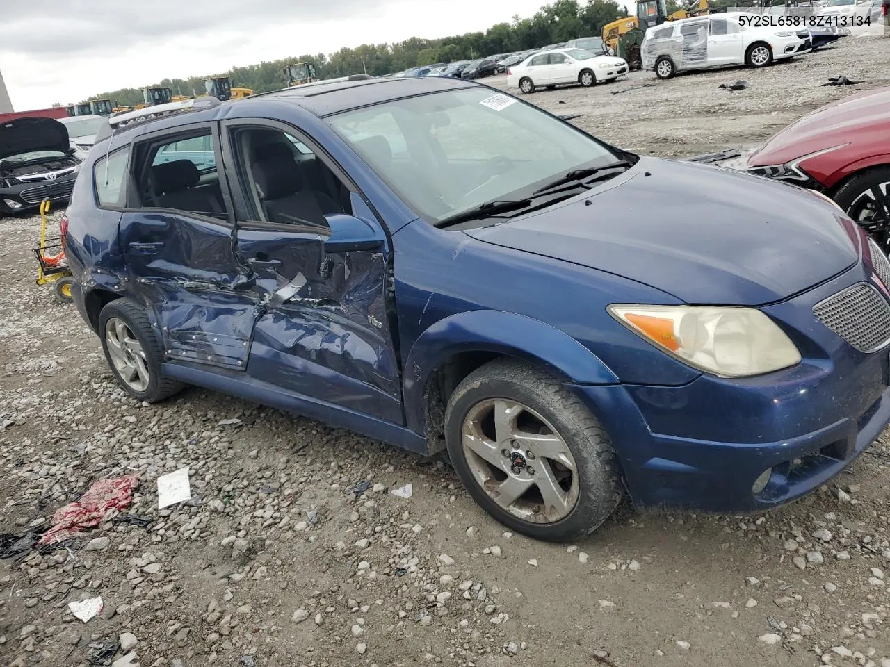 2008 Pontiac Vibe VIN: 5Y2SL65818Z413134 Lot: 71506684