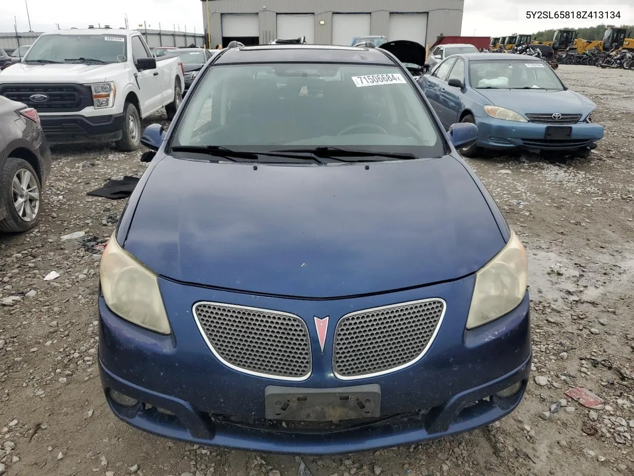 2008 Pontiac Vibe VIN: 5Y2SL65818Z413134 Lot: 71506684