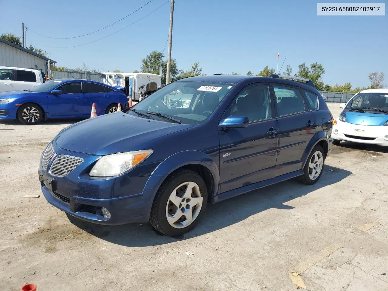 2008 Pontiac Vibe VIN: 5Y2SL65808Z402917 Lot: 71835464